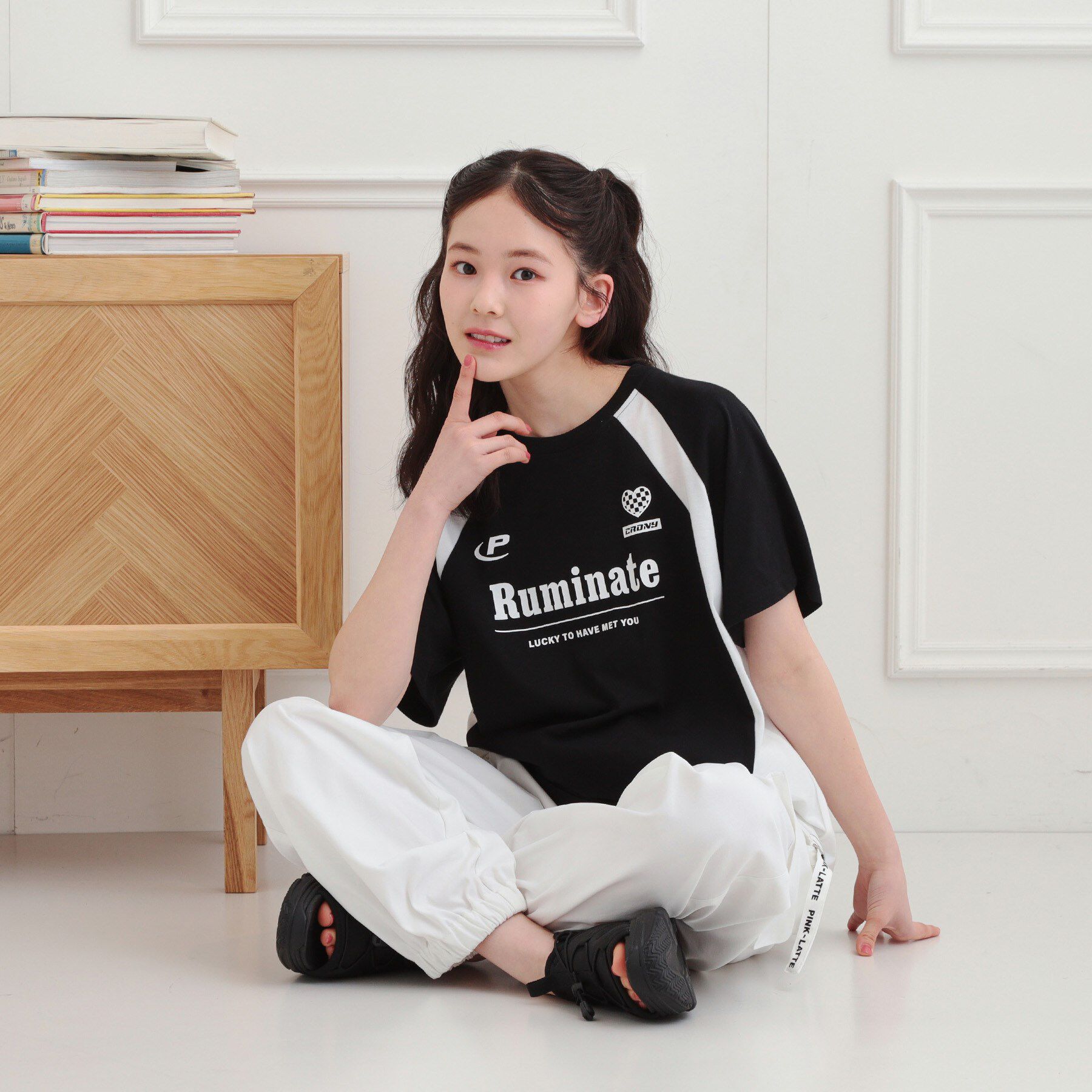 PINK-latte「ビッグゲームTシャツ」|Tシャツ・カットソー|