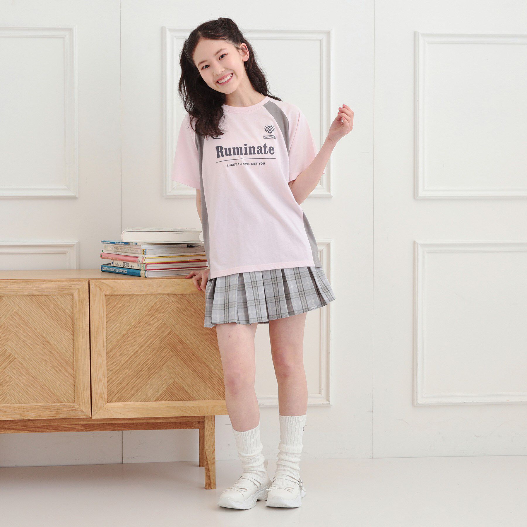 PINK-latte「ビッグゲームTシャツ」|Tシャツ・カットソー|