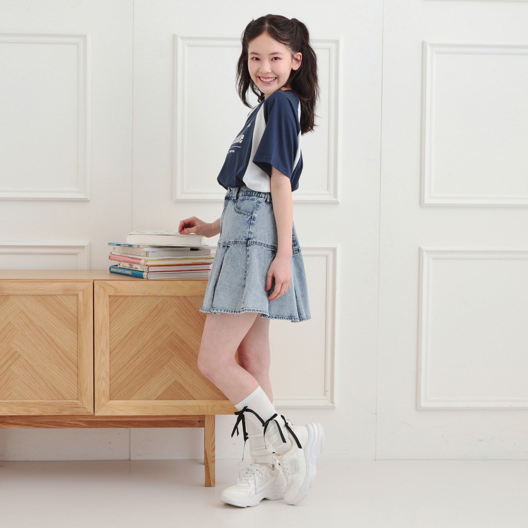 PINK-latte「ビッグゲームTシャツ」|Tシャツ・カットソー|