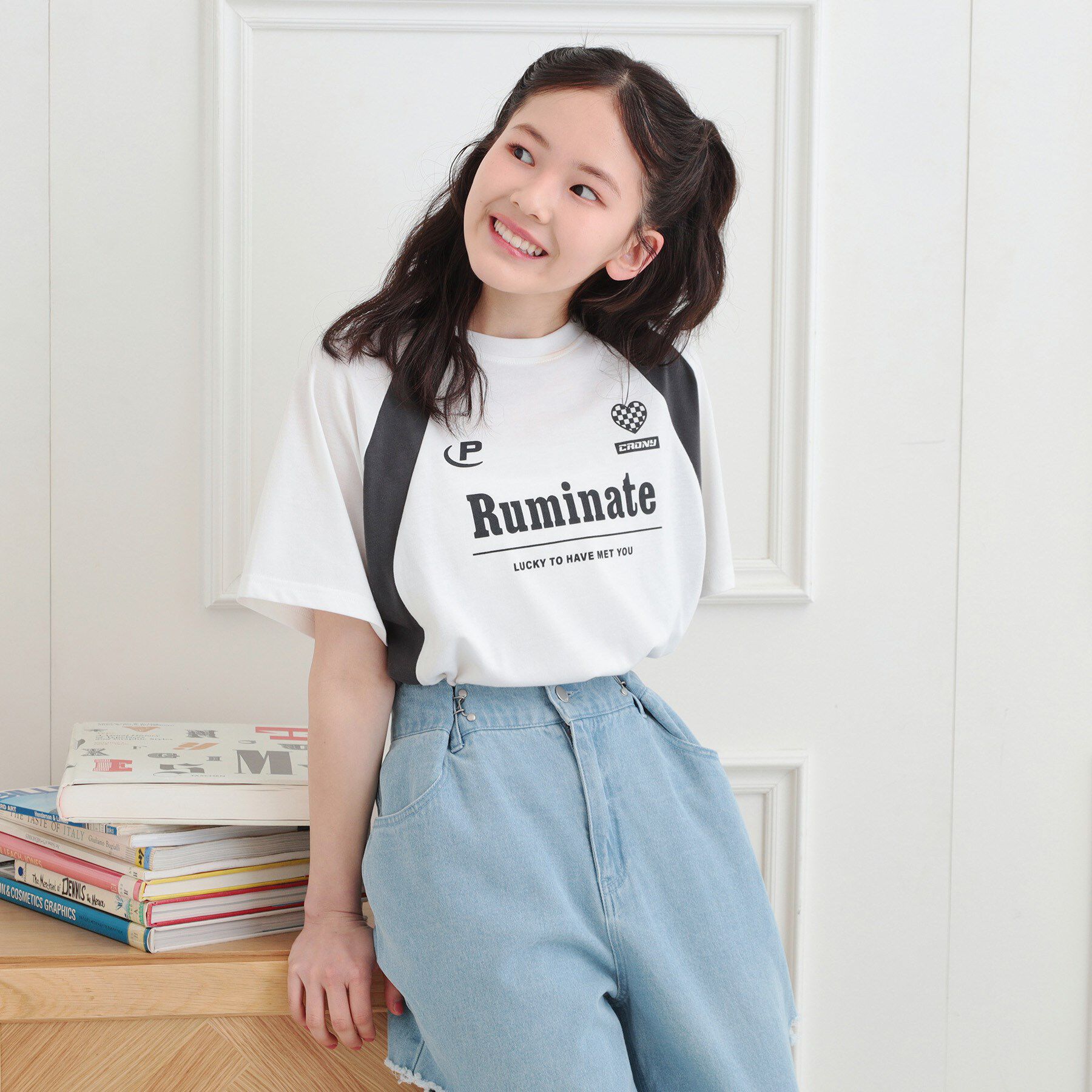 PINK-latte「ビッグゲームTシャツ」|Tシャツ・カットソー|