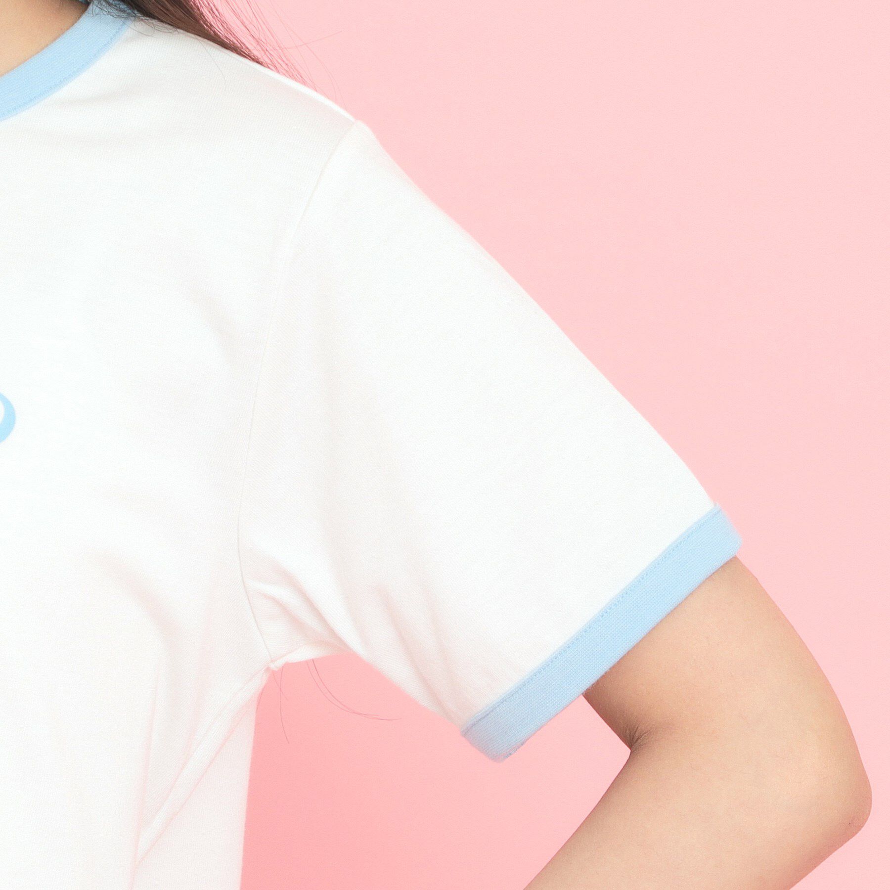 PINK-latte「フォトネコリンガーTシャツ」|Tシャツ・カットソー|