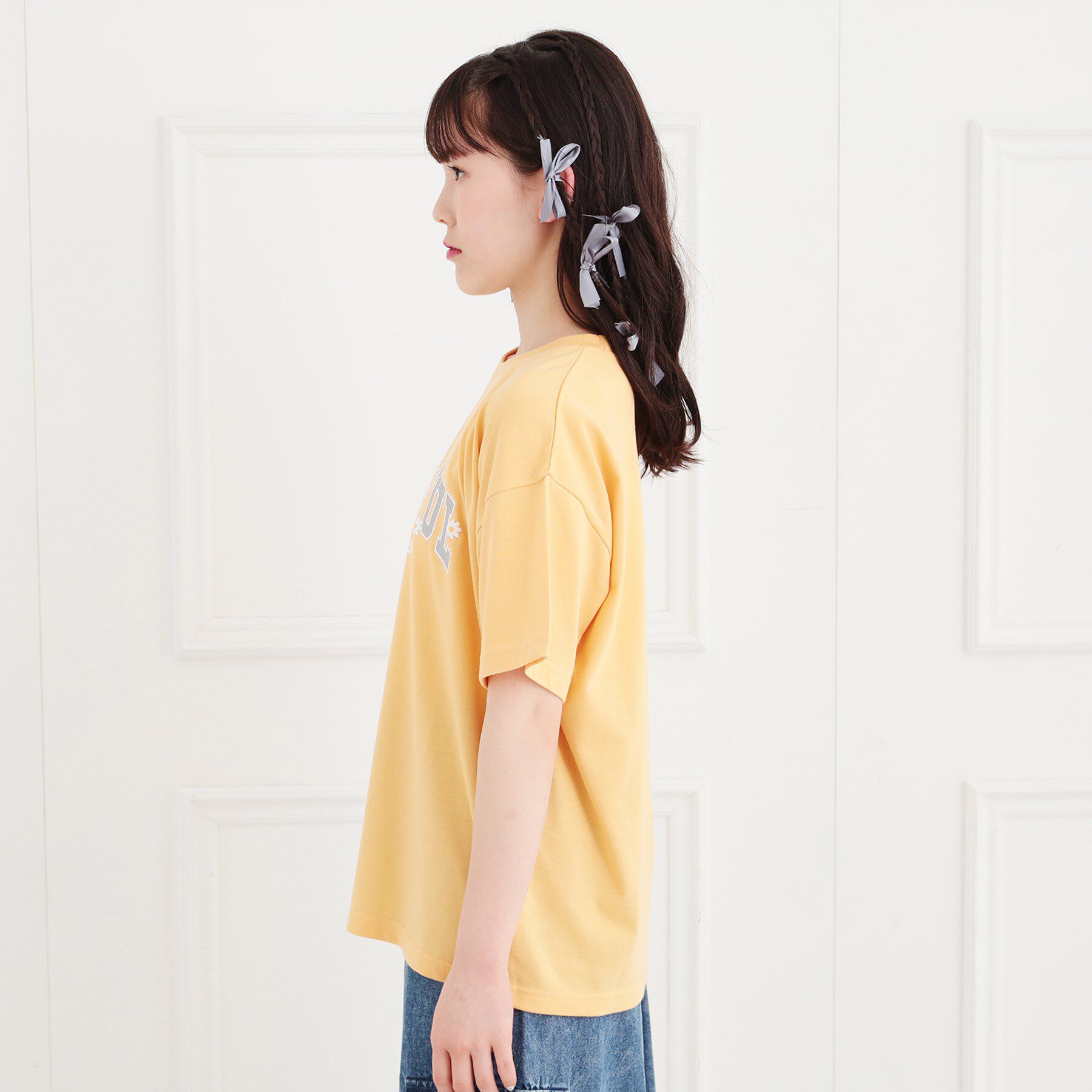 PINK-latte「カレッジTシャツ」|Tシャツ・カットソー|