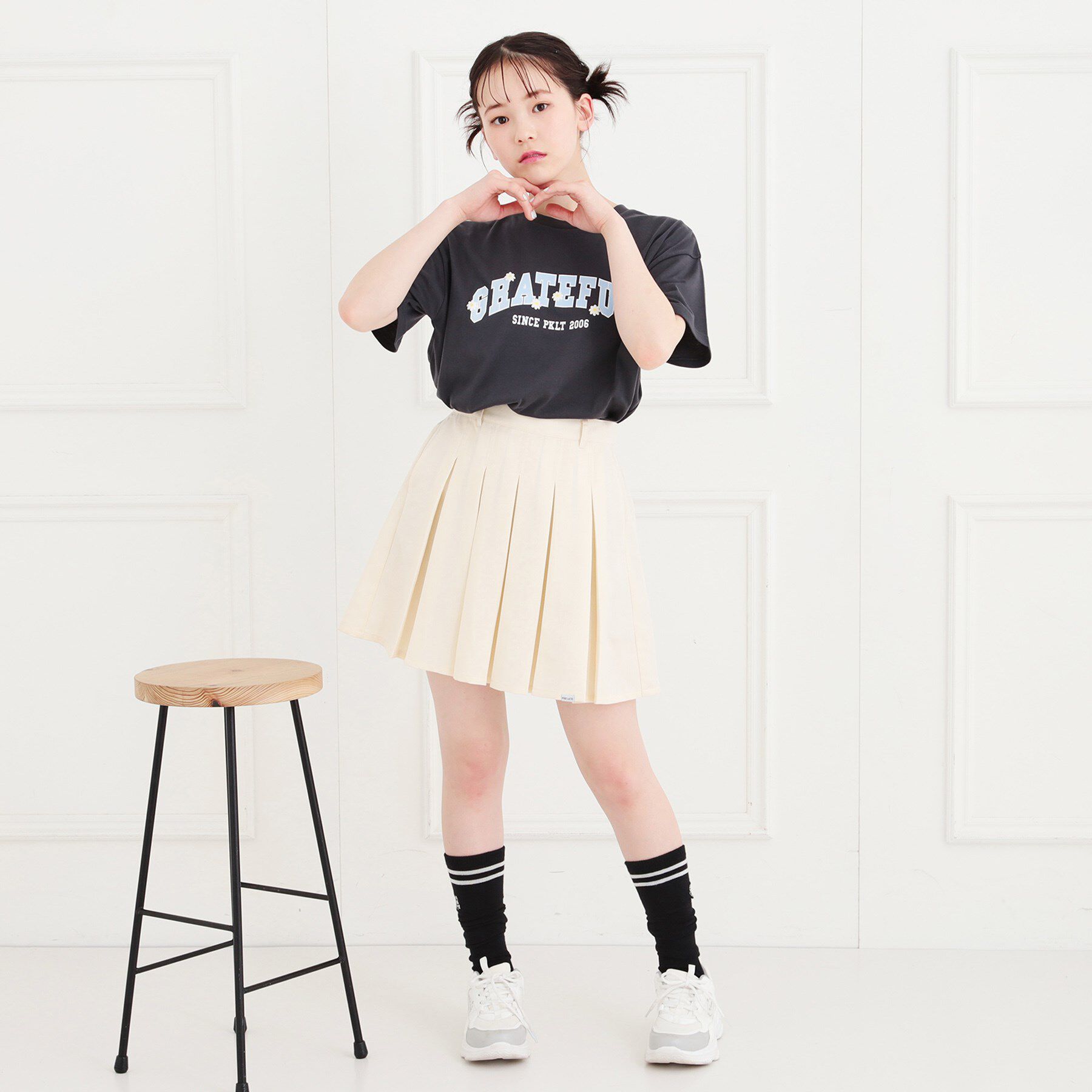 PINK-latte「カレッジTシャツ」|Tシャツ・カットソー|
