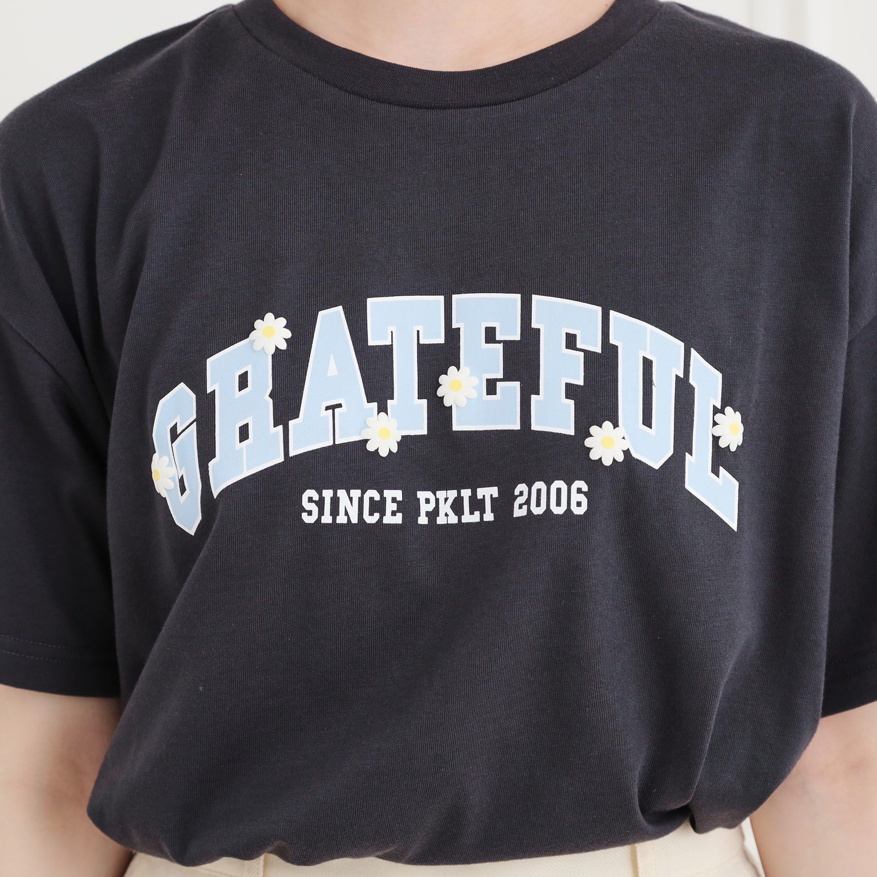 PINK-latte「カレッジTシャツ」|Tシャツ・カットソー|