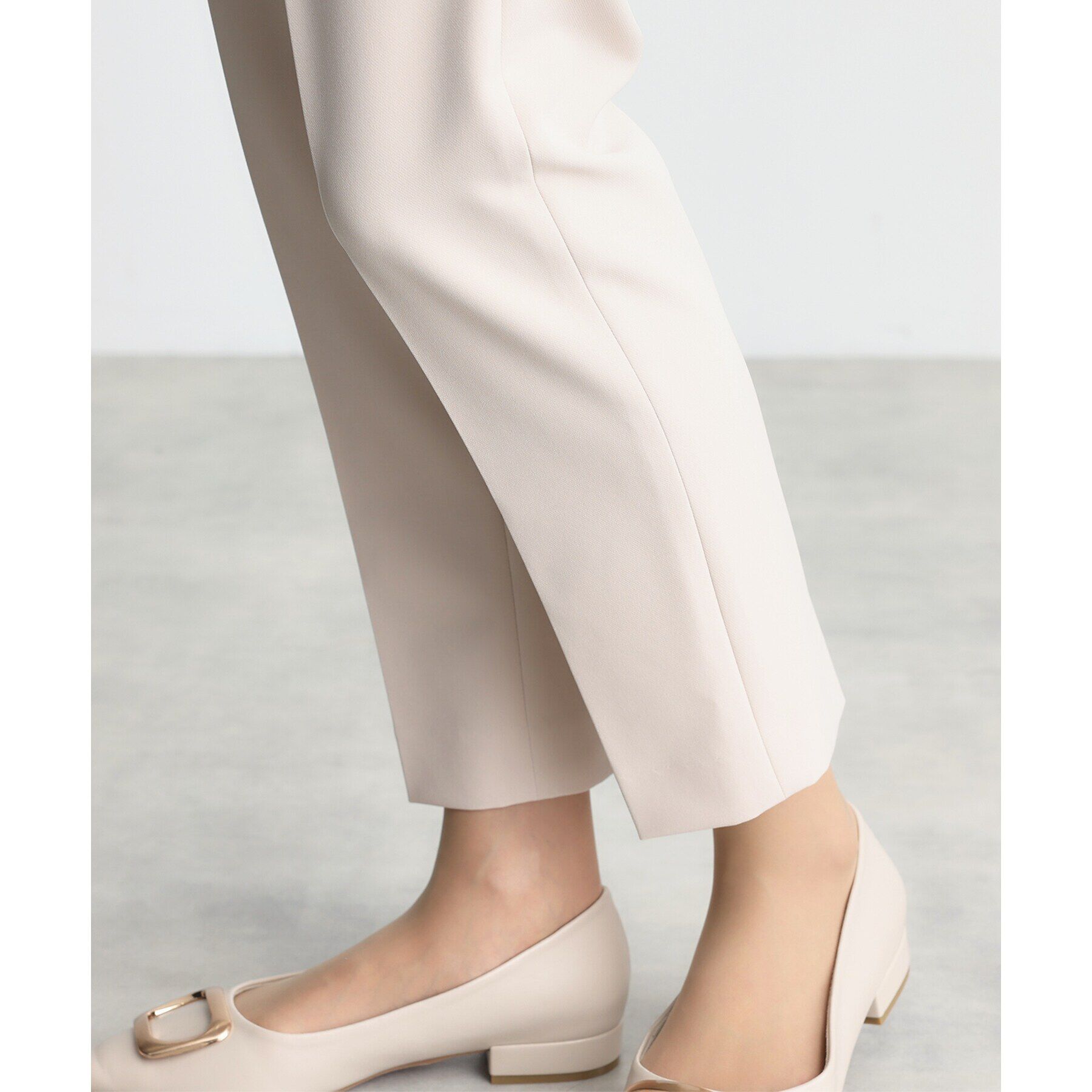 THE SHOP TK「【汚れ防止/シワになりにくい/セレモニー/通勤】ダブルクロステーパードパンツ/洗える/サスティナブル」|その他|