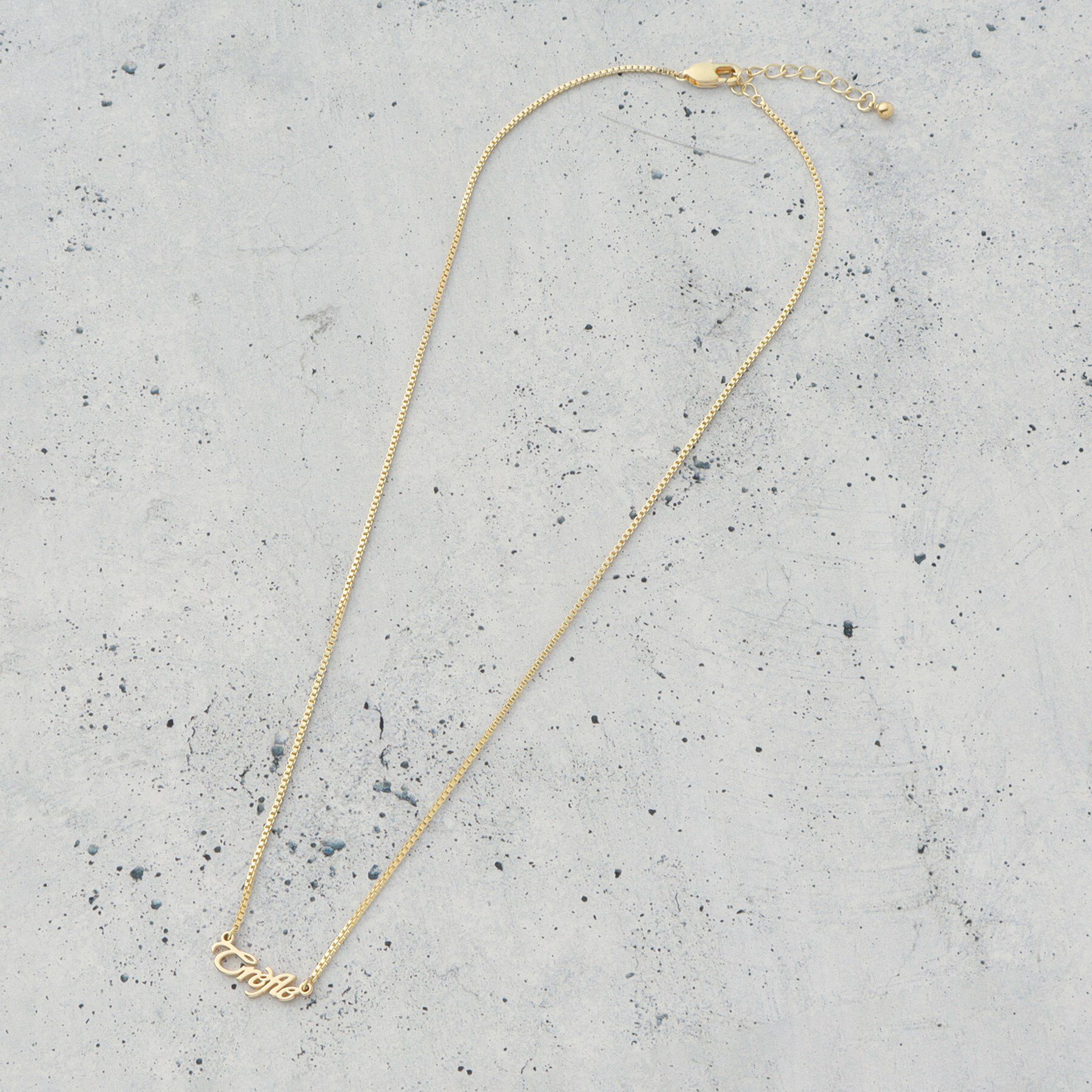 THE SHOP TK「レタリングネックレス」|ネックレス|