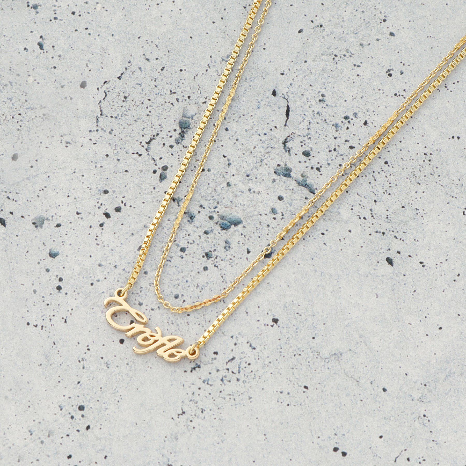 THE SHOP TK「レタリングネックレス」|ネックレス|