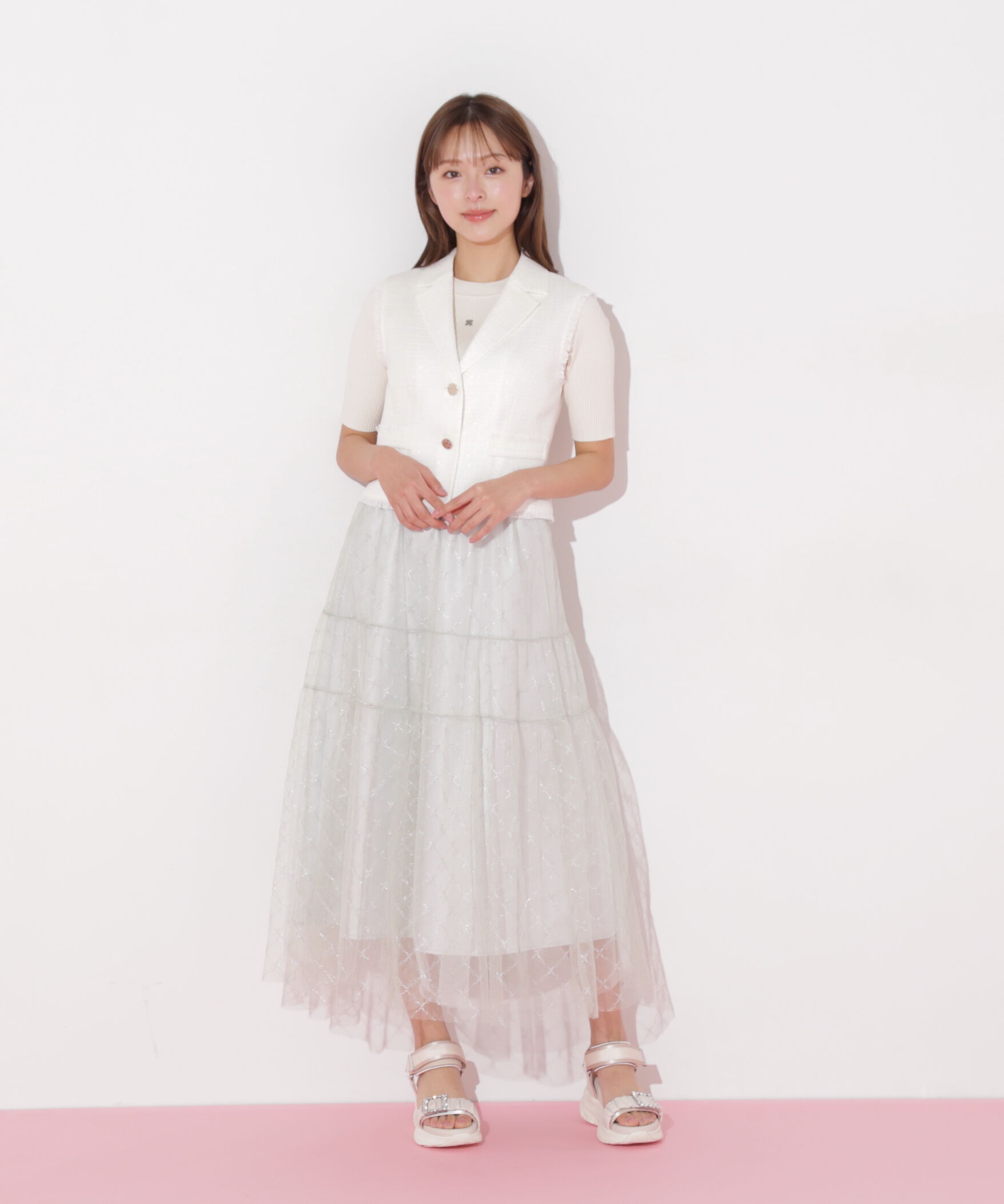  「ショート丈テーラードジレ」|その他|