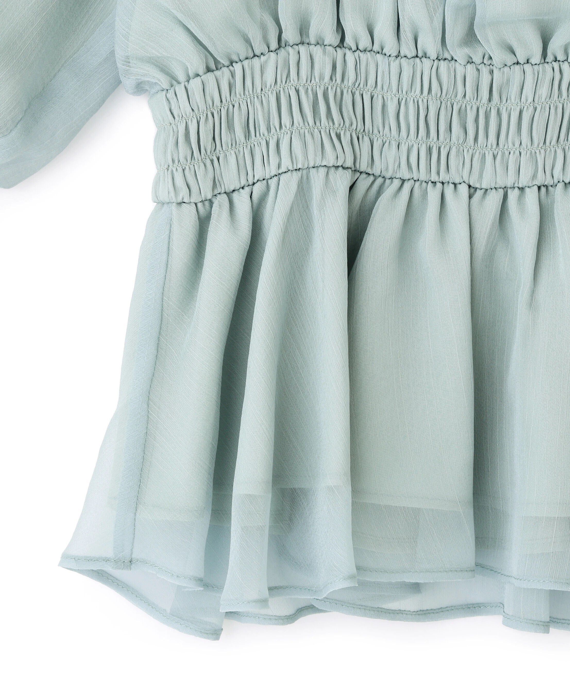  「楊柳オフショルパフブラウス」|シャツ・ブラウス|