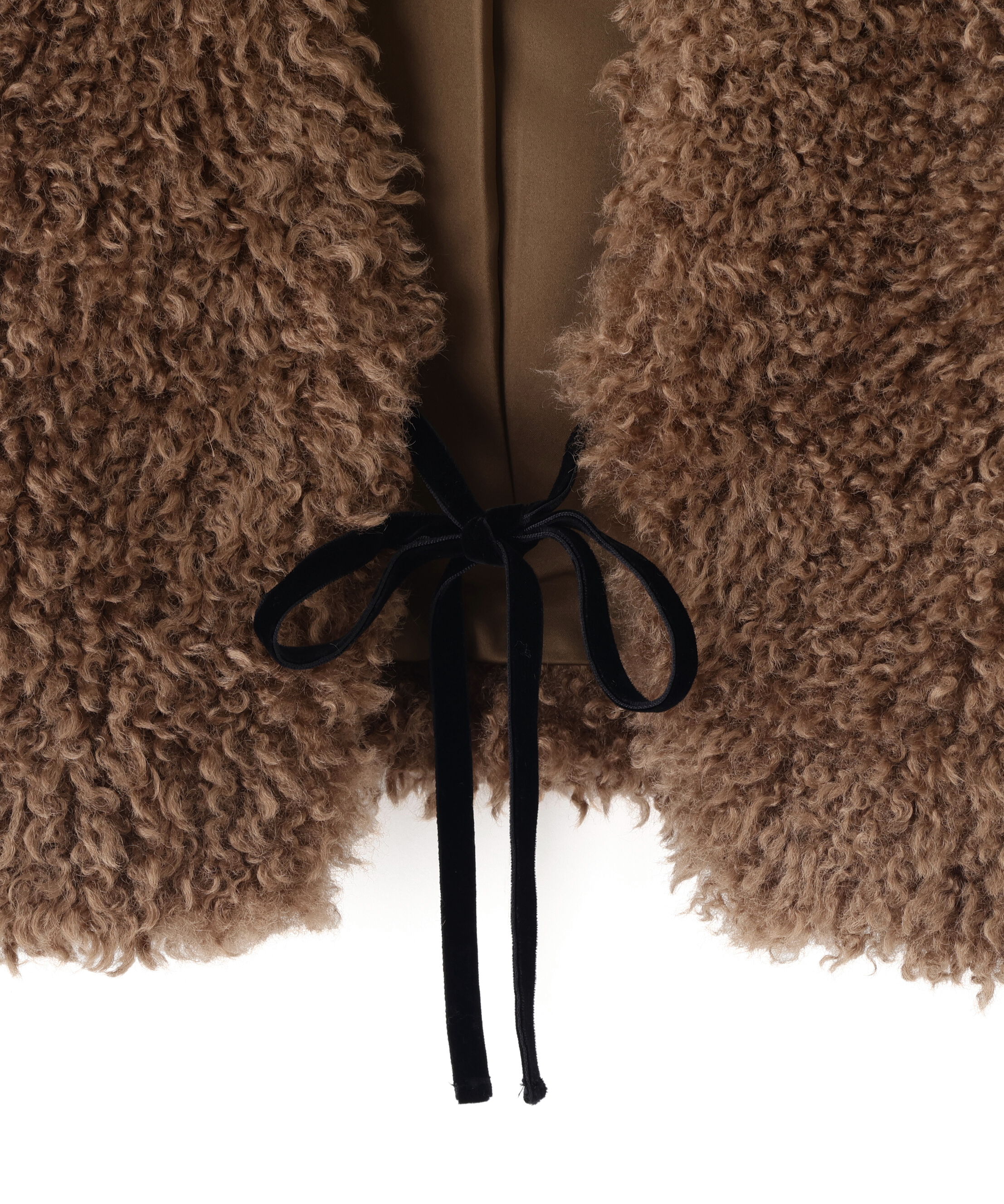  「リボン付きボアベスト」|その他|