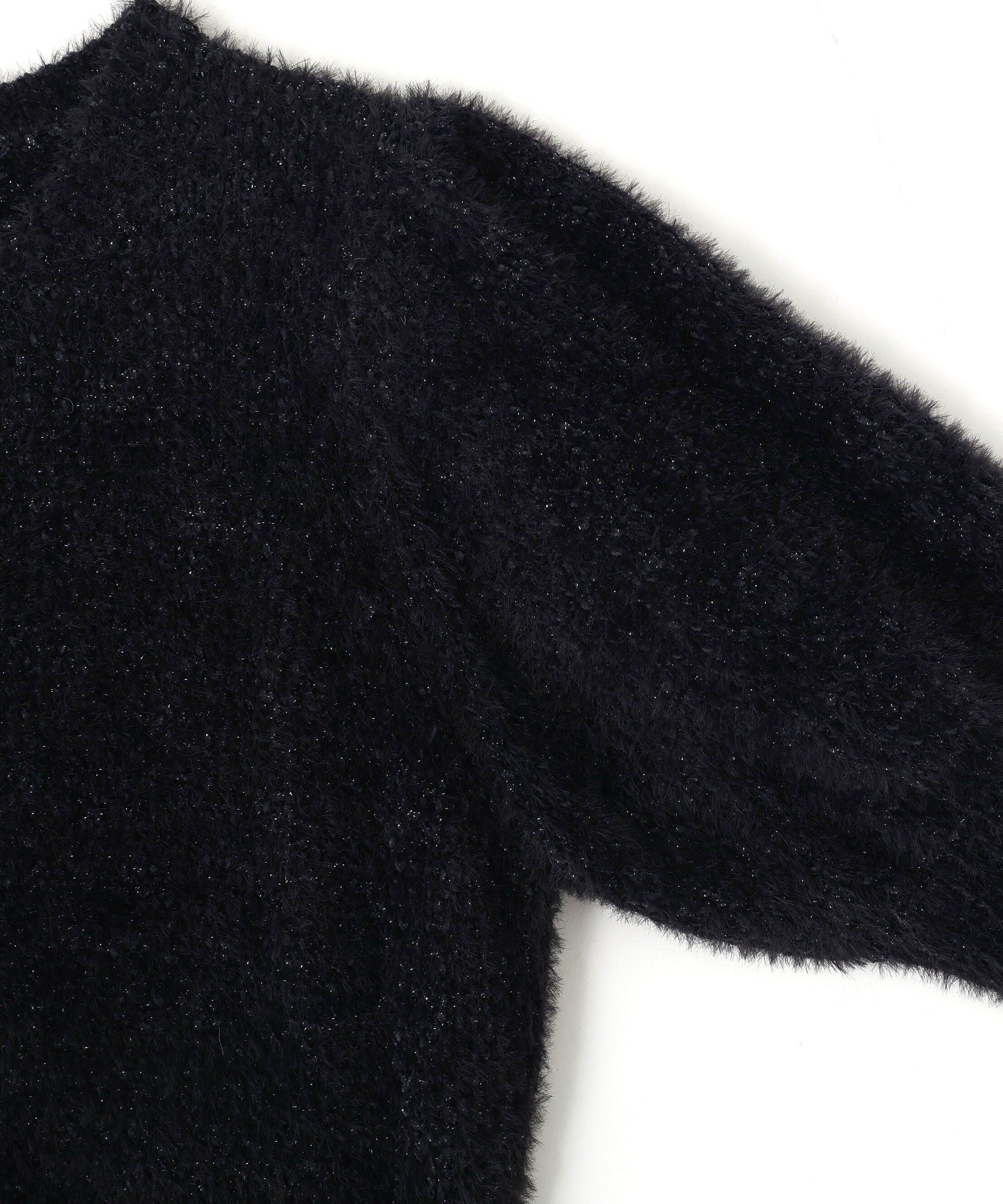  「アームウォーマー付きモールシャギーニット」|ニット・セーター|