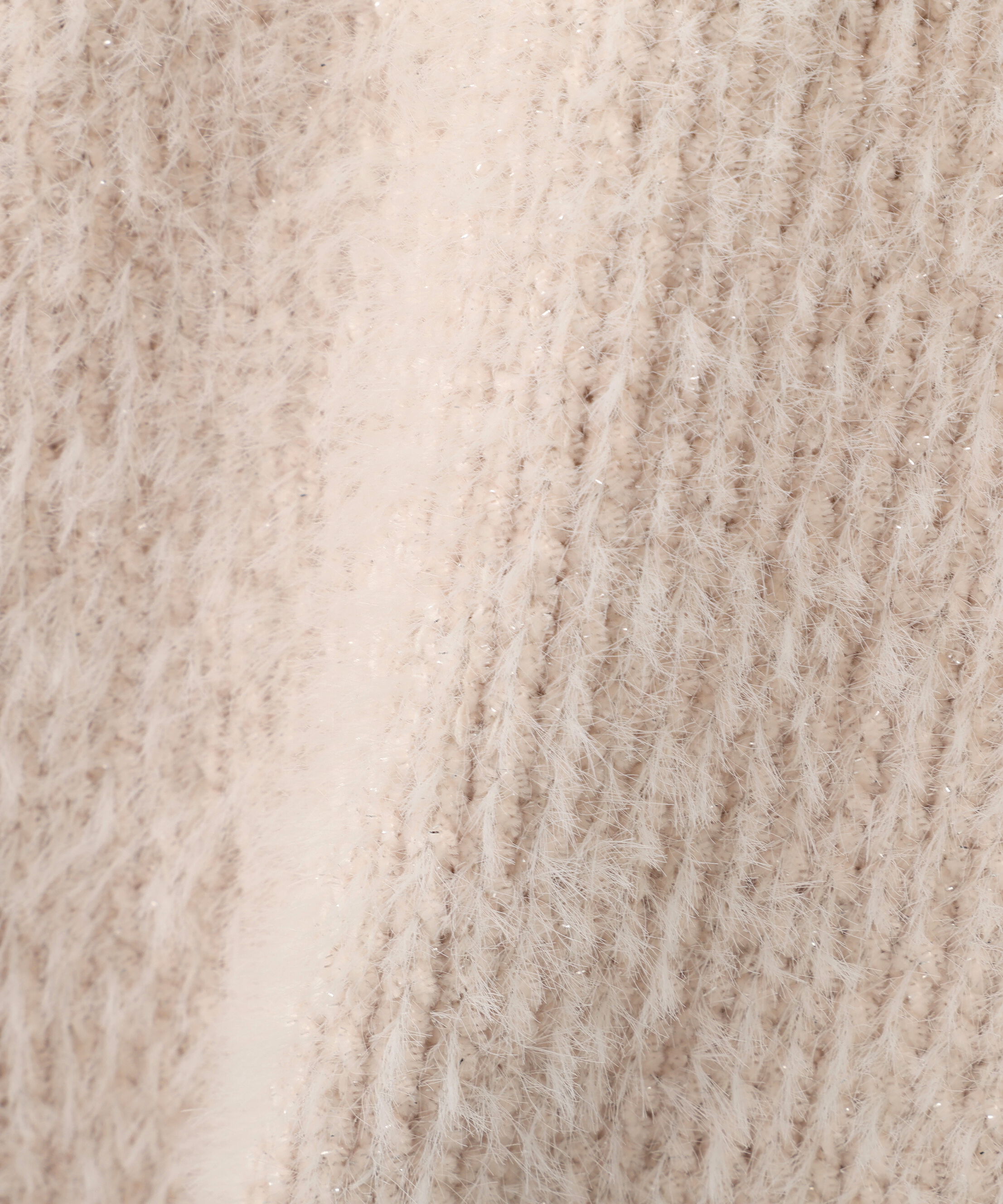  「アームウォーマー付きモールシャギーニット」|ニット・セーター|