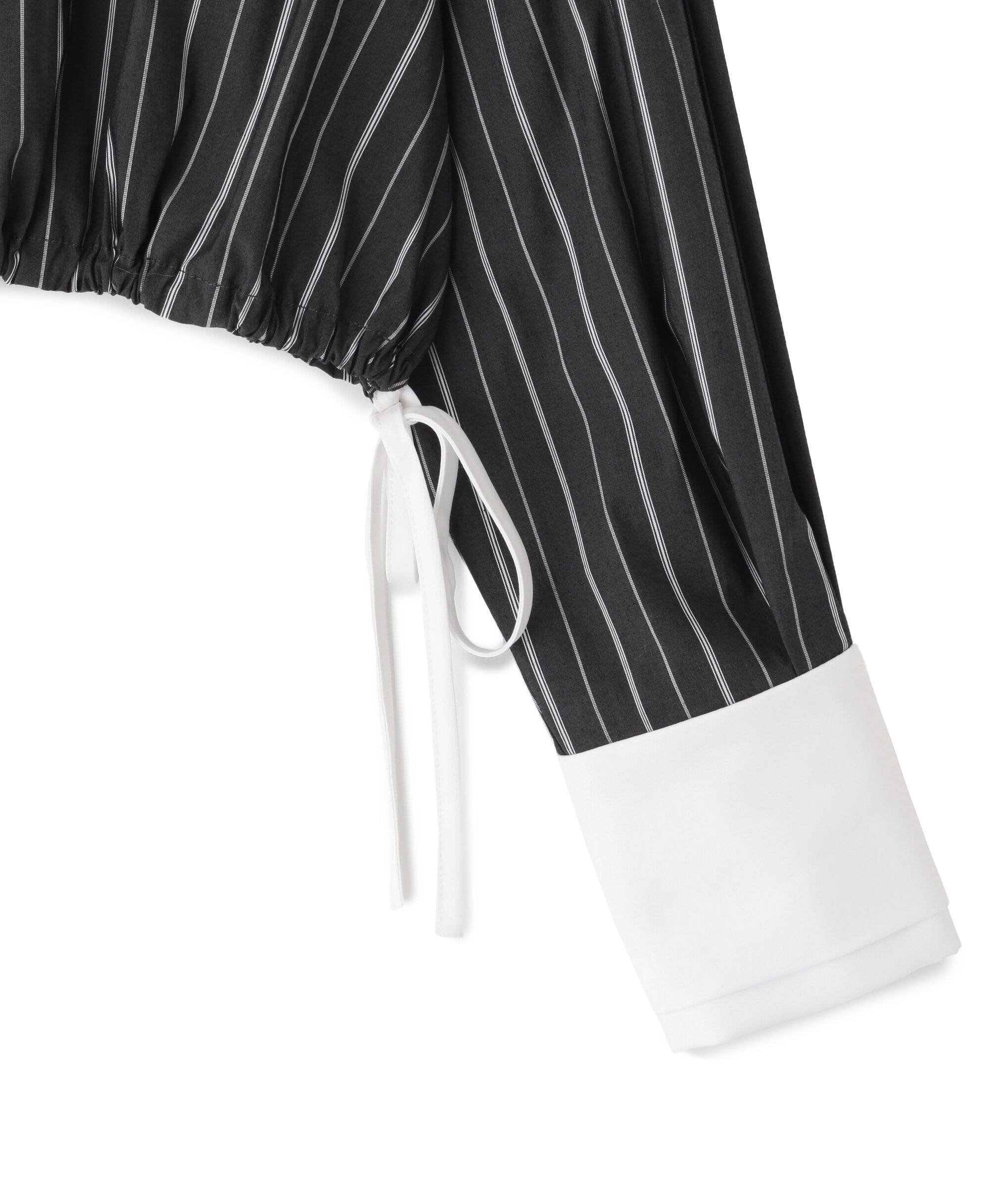  「サイドリボンダブルカラーシャツ」|シャツ・ブラウス|