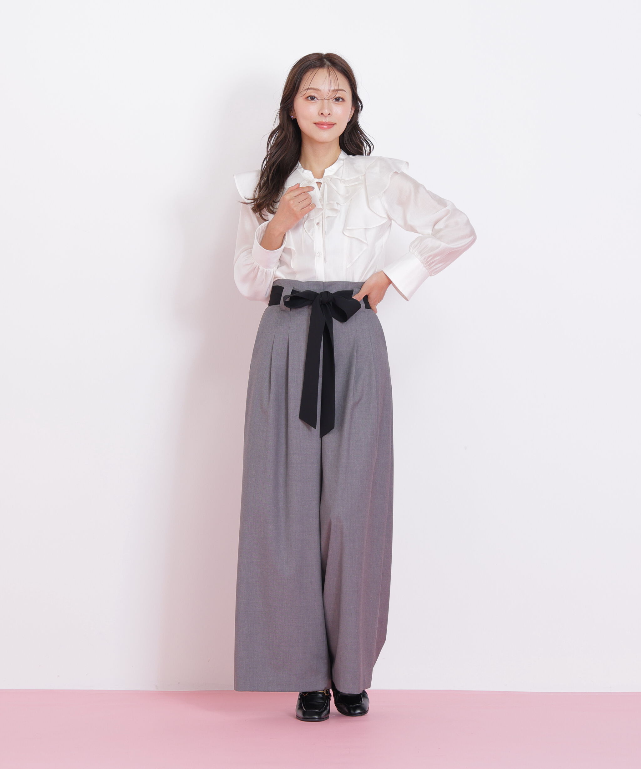  「ビッグリボンワイドパンツ」|その他|