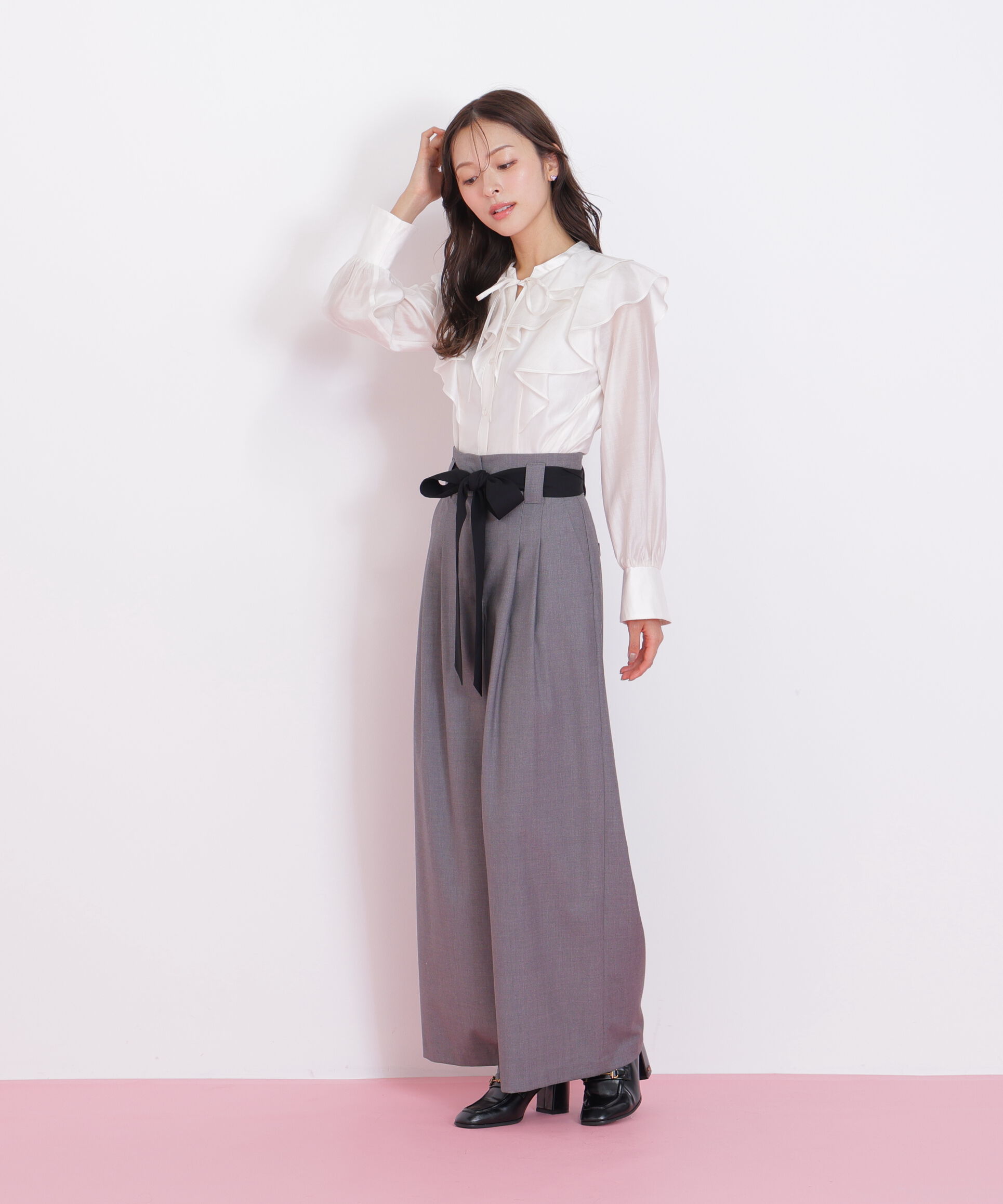  「ビッグリボンワイドパンツ」|その他|