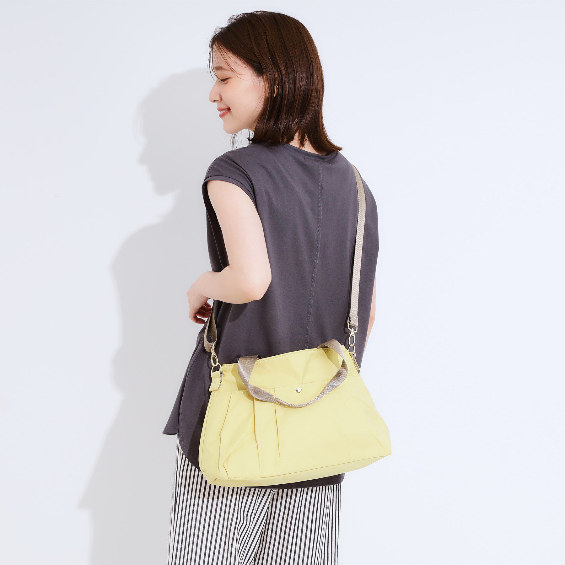 SHOO･LA･RUE「【撥水】ポケットタック2WAYトートバッグ」|トートバッグ|