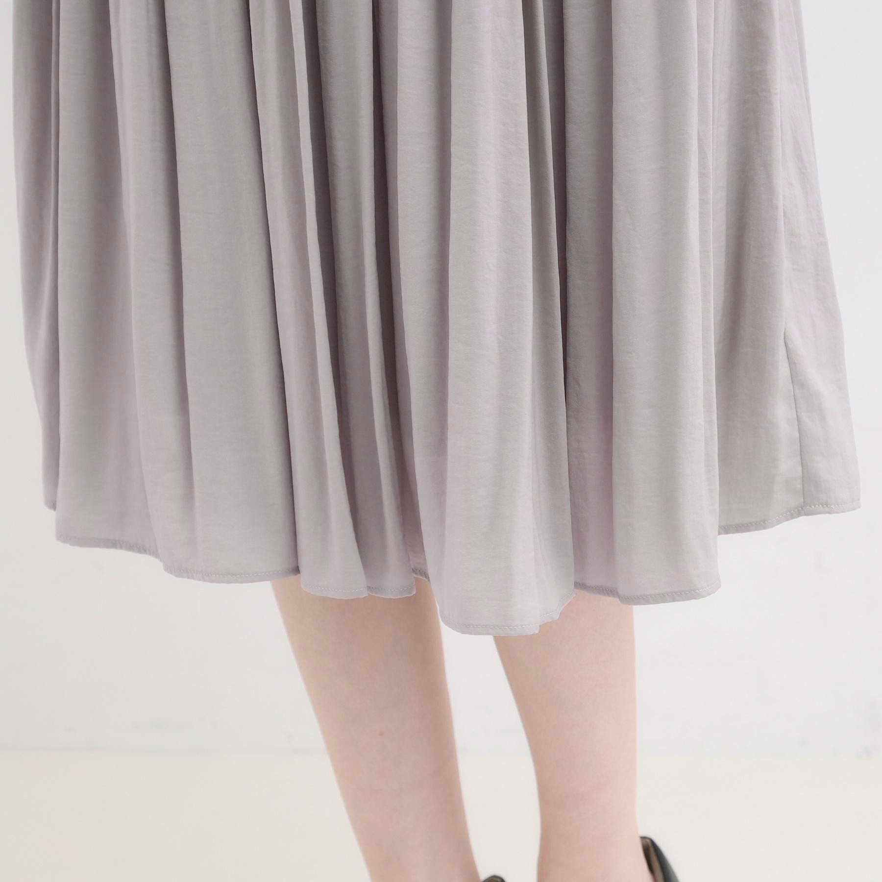 SHOO･LA･RUE「【洗濯機可/着丈選べる】軽やかプリーツスカート」|スカート|