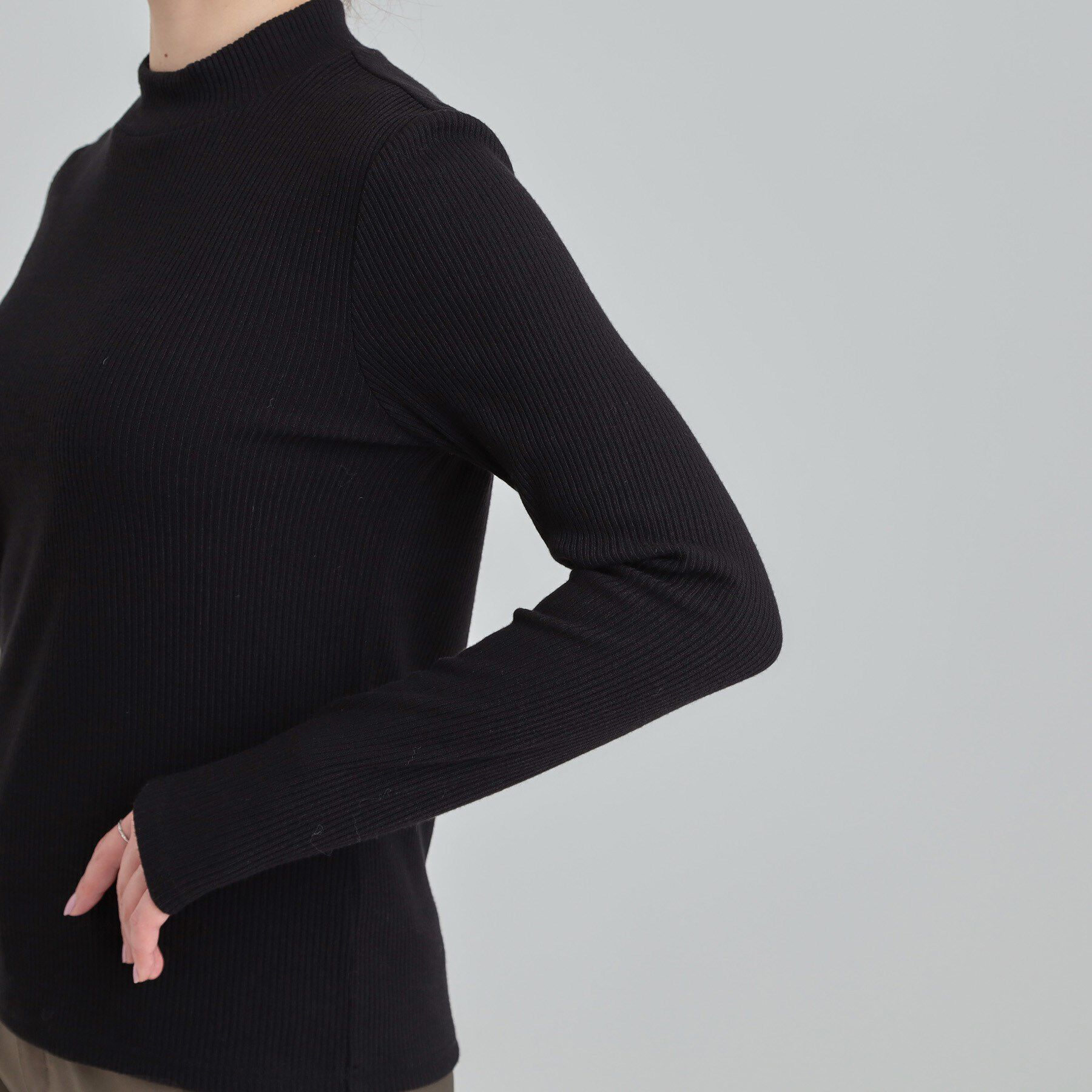 SHOO･LA･RUE「【2点セット/洗濯機可】時短でコーデが決まる ジャンドレ+リブインナー」|ワンピース|