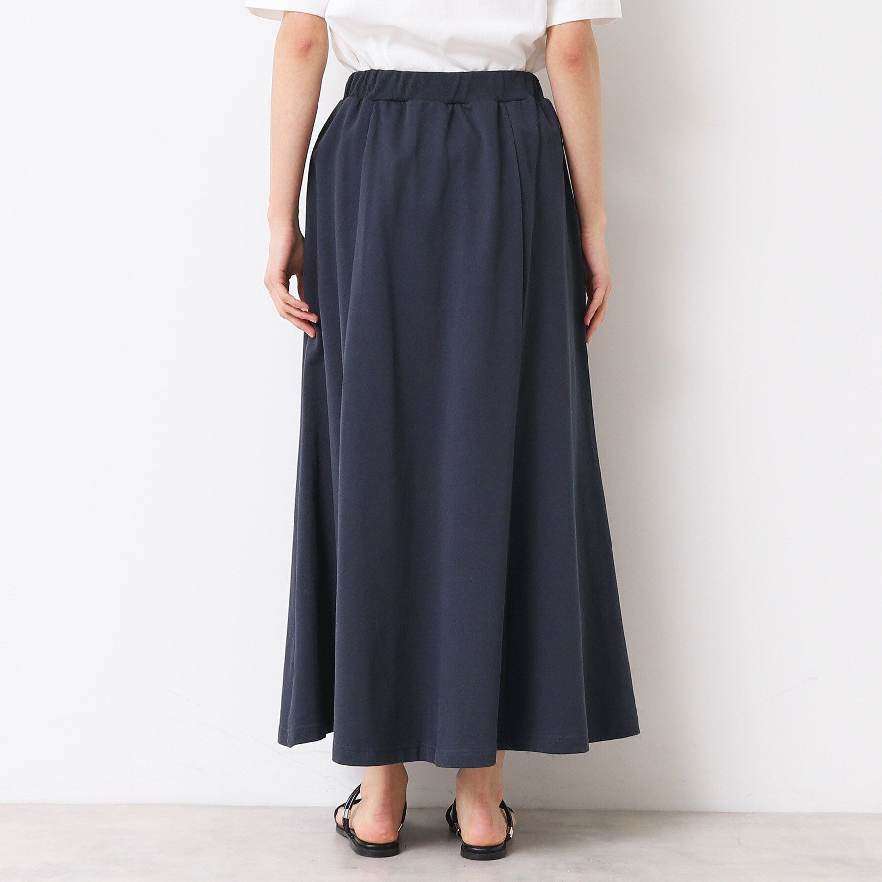 Dessin「【セットアップ可能・ウエストゴム・洗える】ミニ裏毛フレアスカート」|スカート|