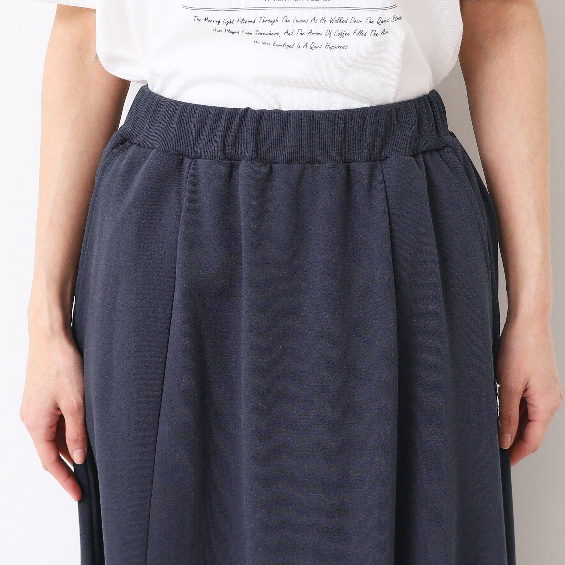 Dessin「【セットアップ可能・ウエストゴム・洗える】ミニ裏毛フレアスカート」|スカート|