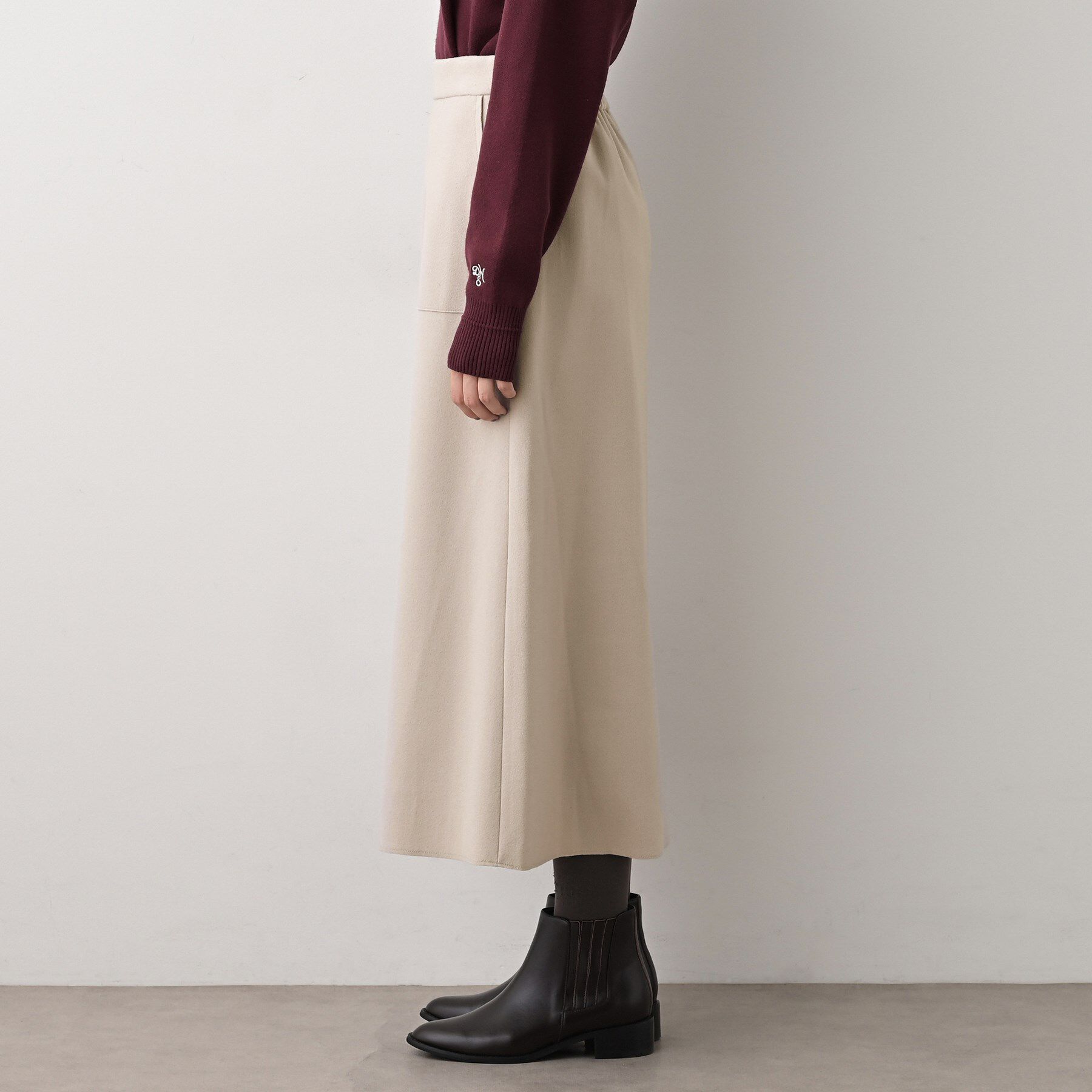 Dessin「メルトンジャージフレアスカート」|スカート|