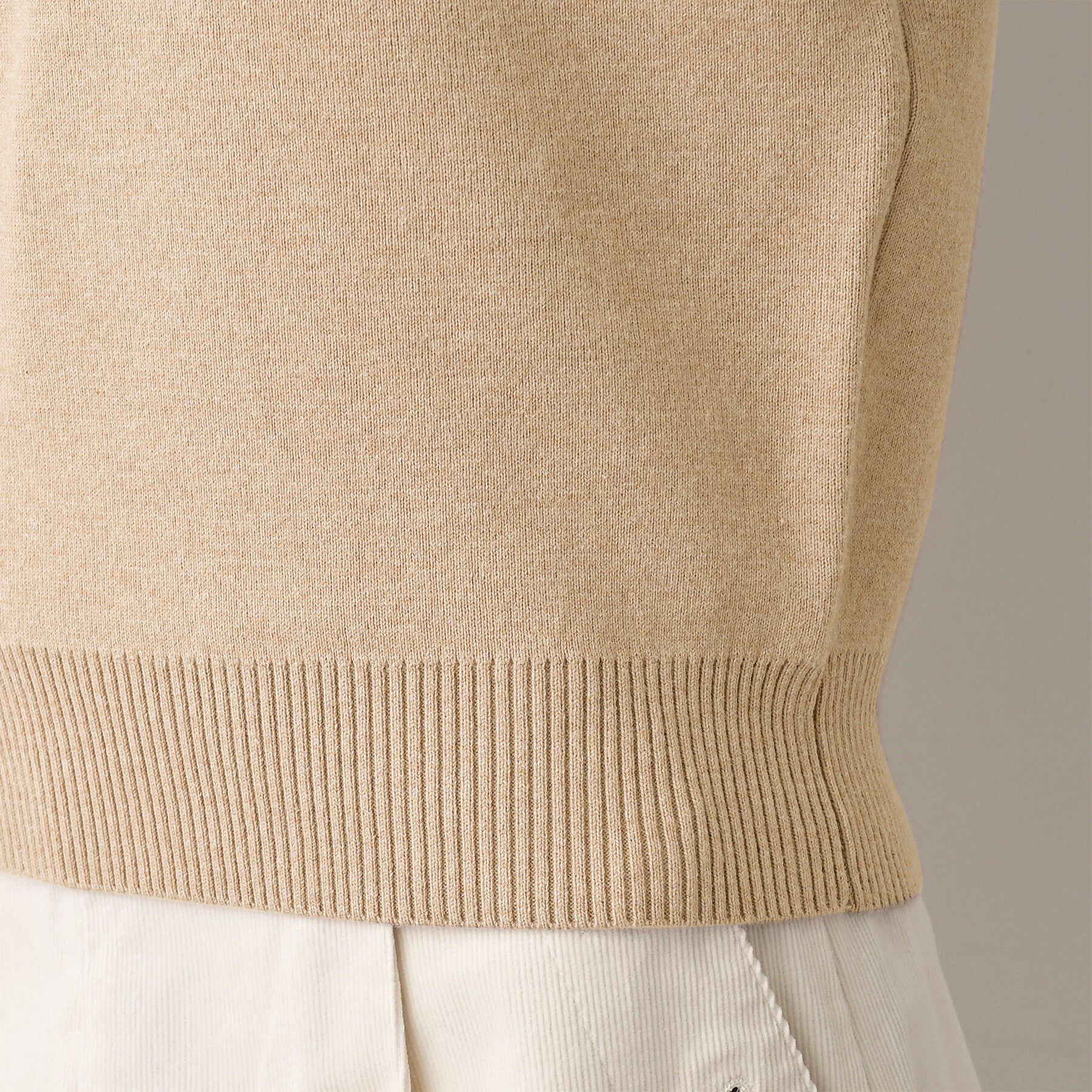 Dessin「【洗える】カシミヤブレンドスウェットライクニット」|ニット・セーター|