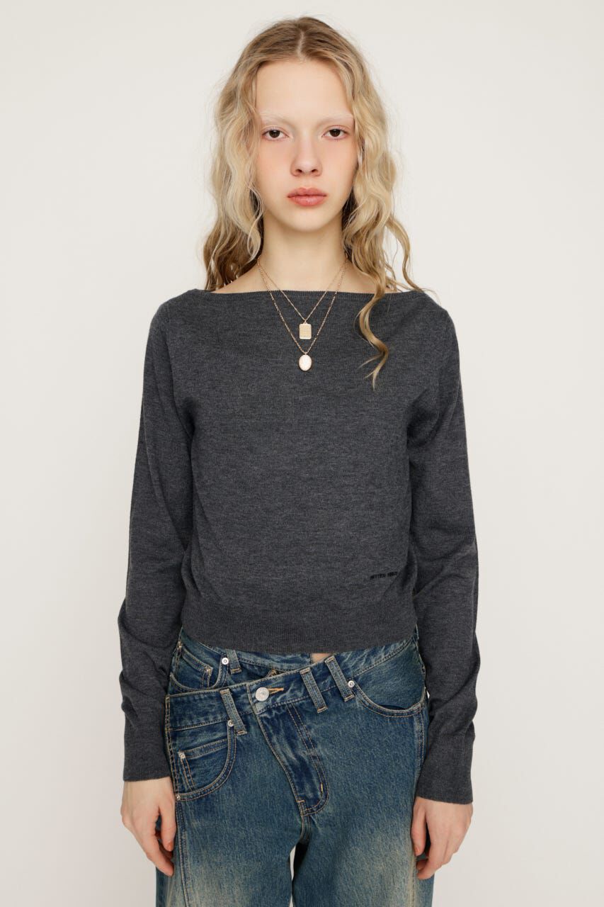 SLY「OFF SHOULDER 2WAY HG トップス」|ニット・セーター|