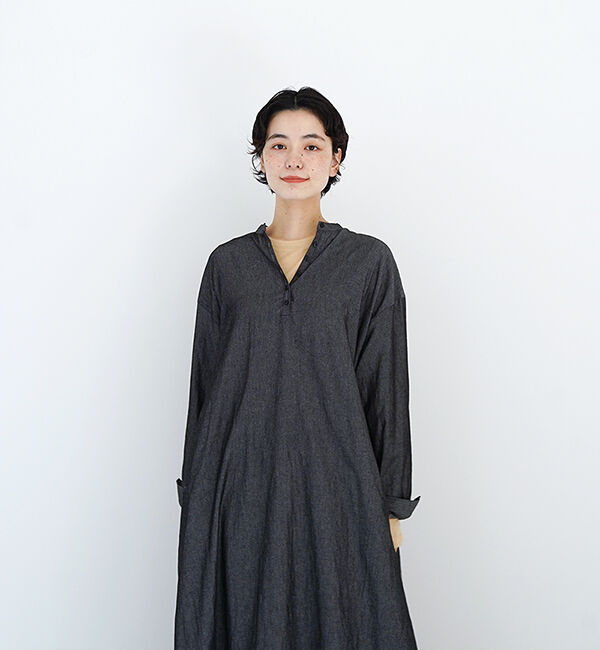 休日と詩「風まちロングシャツ」|シャツ・ブラウス|