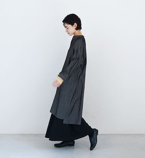 休日と詩「風まちロングシャツ」|シャツ・ブラウス|