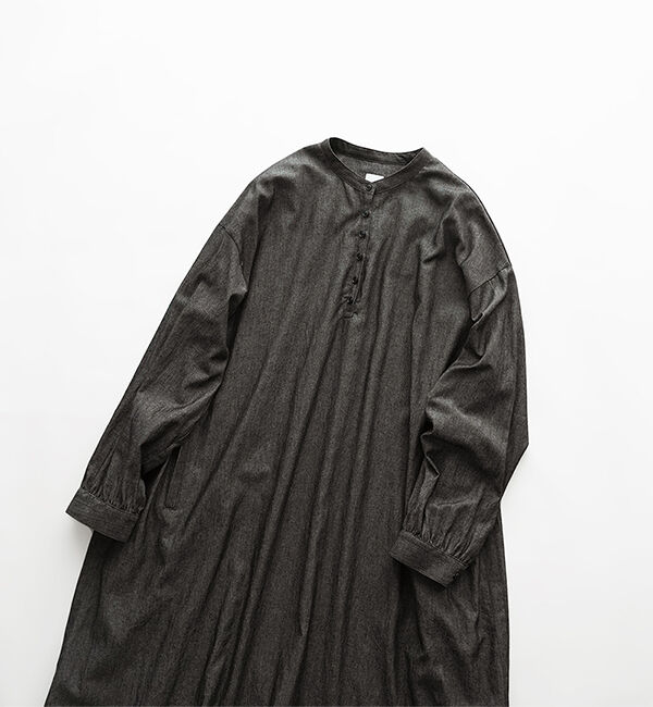 休日と詩「風まちロングシャツ」|シャツ・ブラウス|