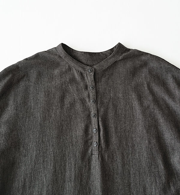 休日と詩「風まちロングシャツ」|シャツ・ブラウス|