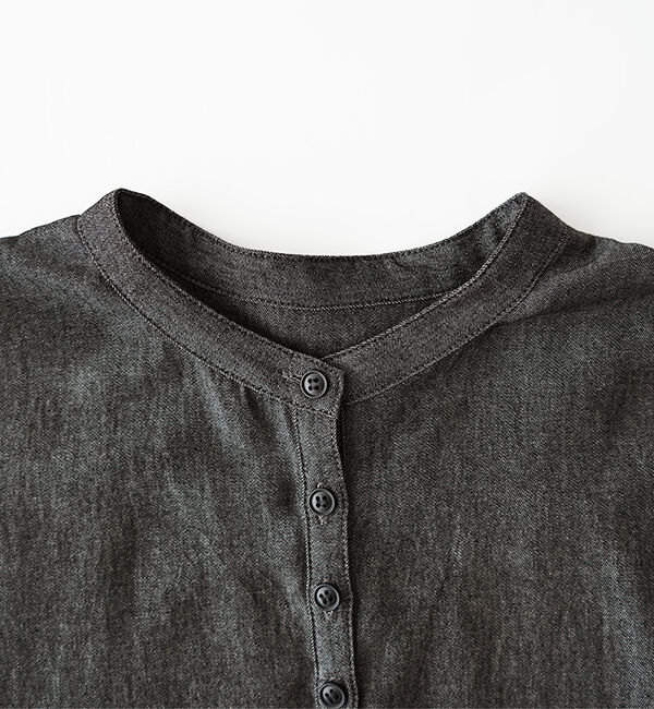 休日と詩「風まちロングシャツ」|シャツ・ブラウス|