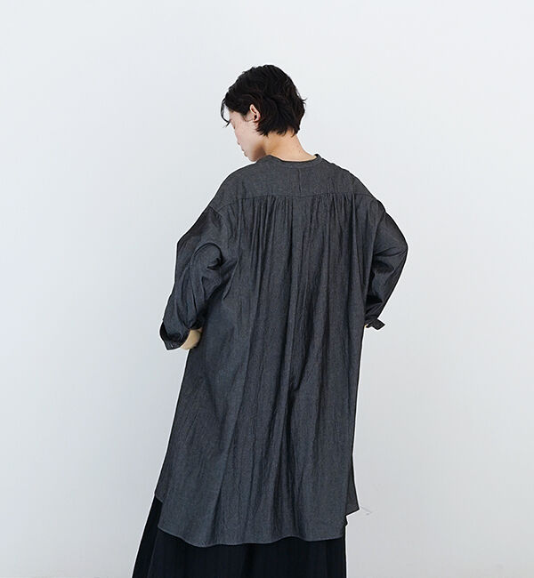 休日と詩「風まちロングシャツ」|シャツ・ブラウス|