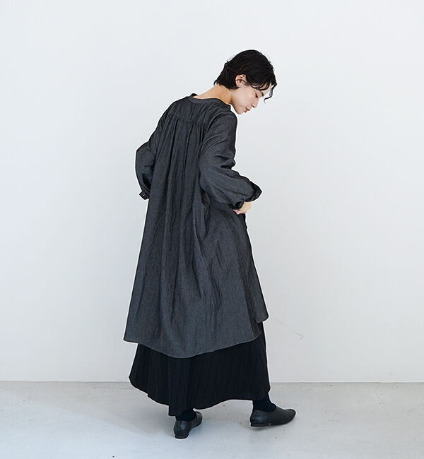 休日と詩「風まちロングシャツ」|シャツ・ブラウス|