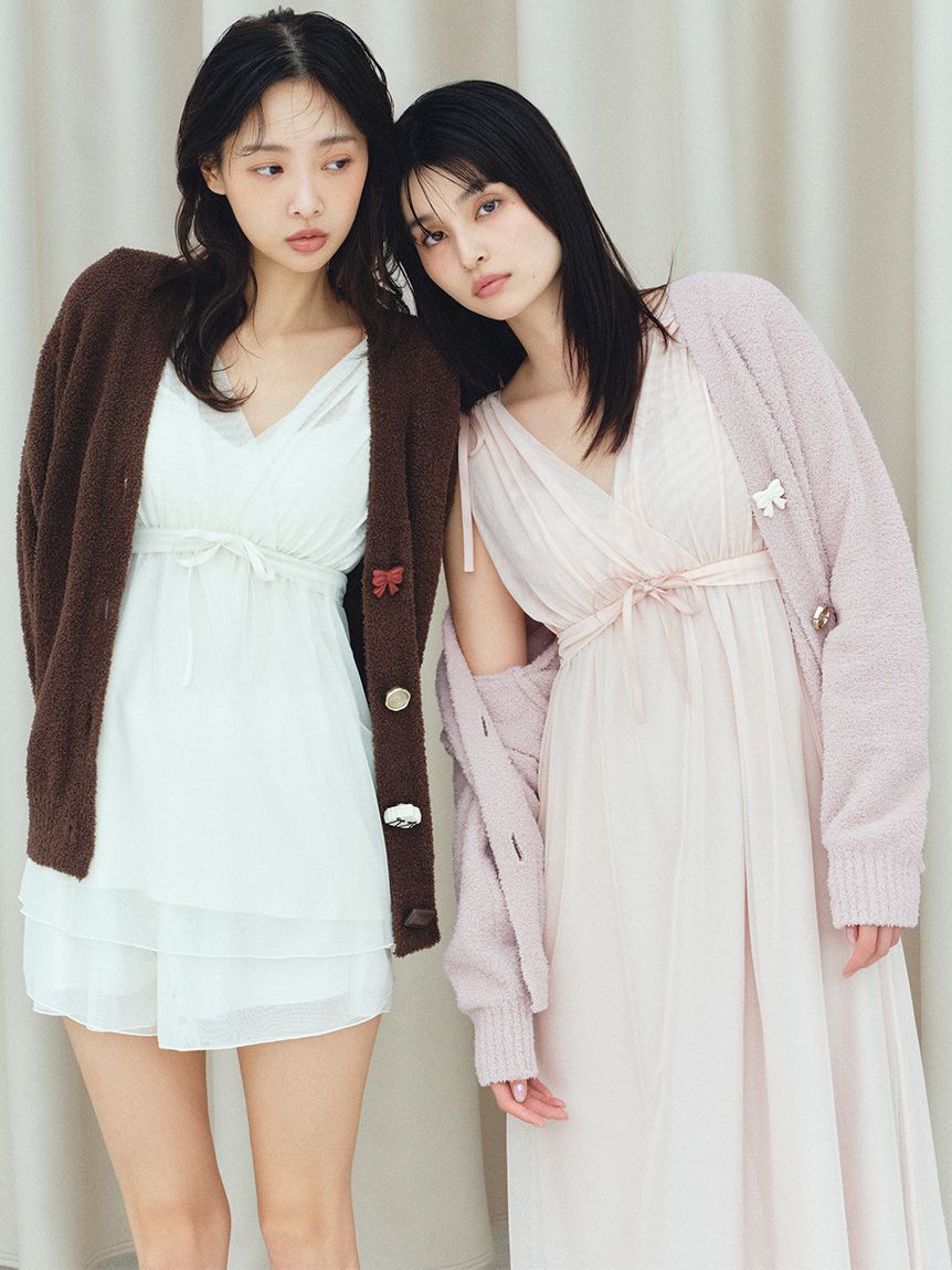 SNIDEL HOME「【Milcrea】ケーキ釦ニットカーディガン」|ルームウェア|