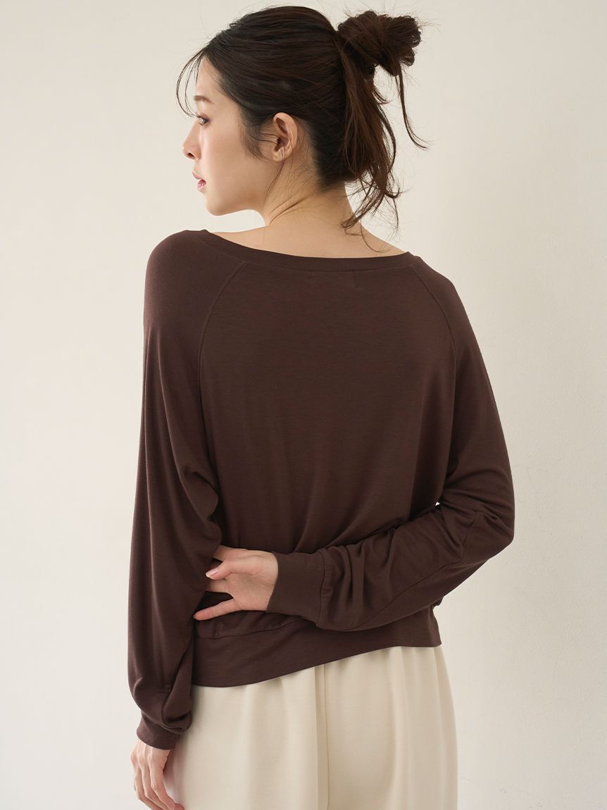 SNIDEL HOME「ワンポイントルーズカットソー」|ルームウェア|