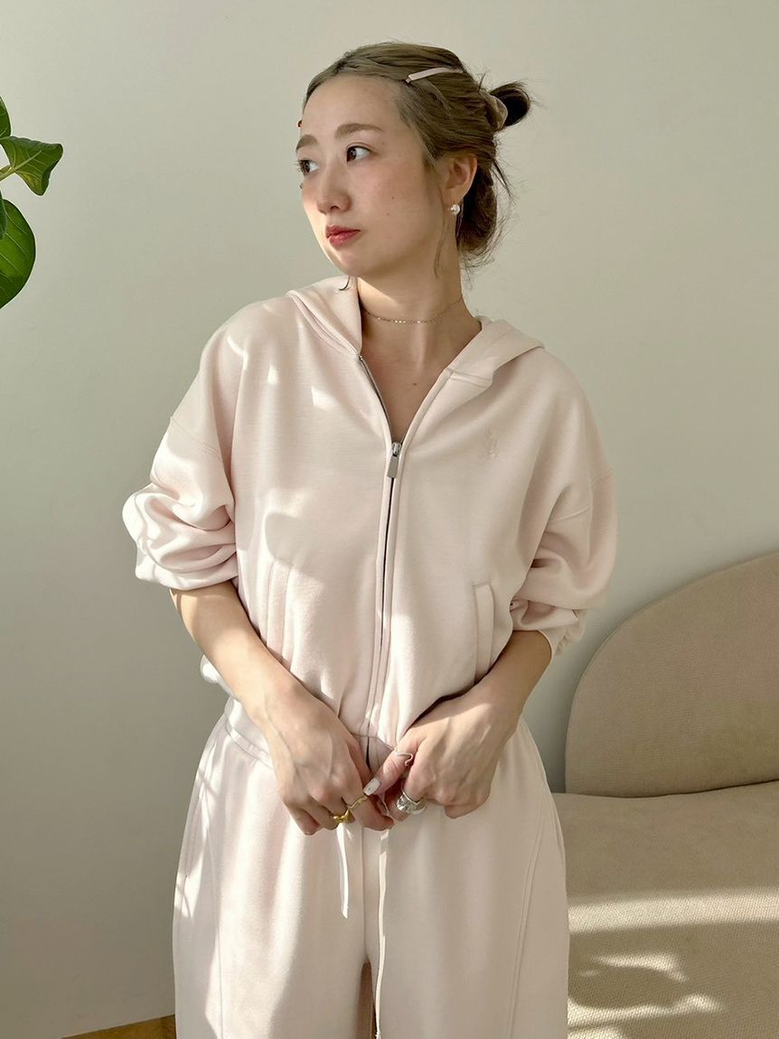 SNIDEL HOME「ボンディングスウェットパーカー」|ルームウェア|