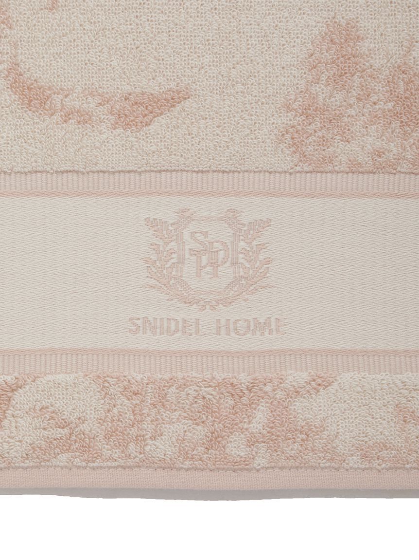 SNIDEL HOME「リボン花柄ジャガードフェイスタオル」|タオル|