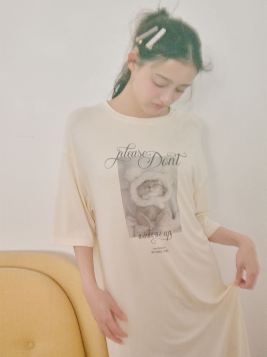 SNIDEL HOME「【KOROMO】【接触冷感】Tシャツワンピース」|ルームウェア|