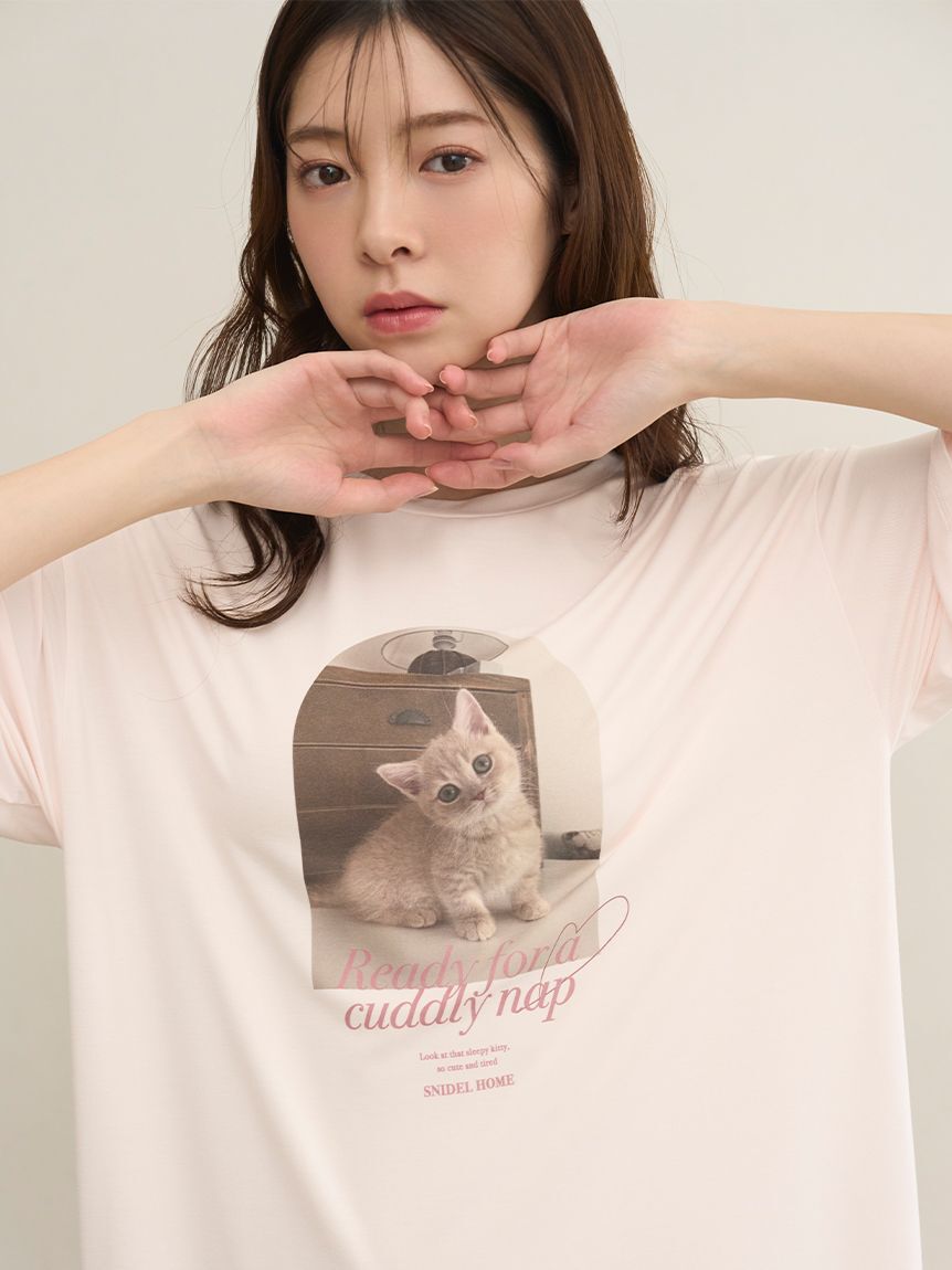 SNIDEL HOME「【KOROMO】【接触冷感】Tシャツワンピース」|ルームウェア|