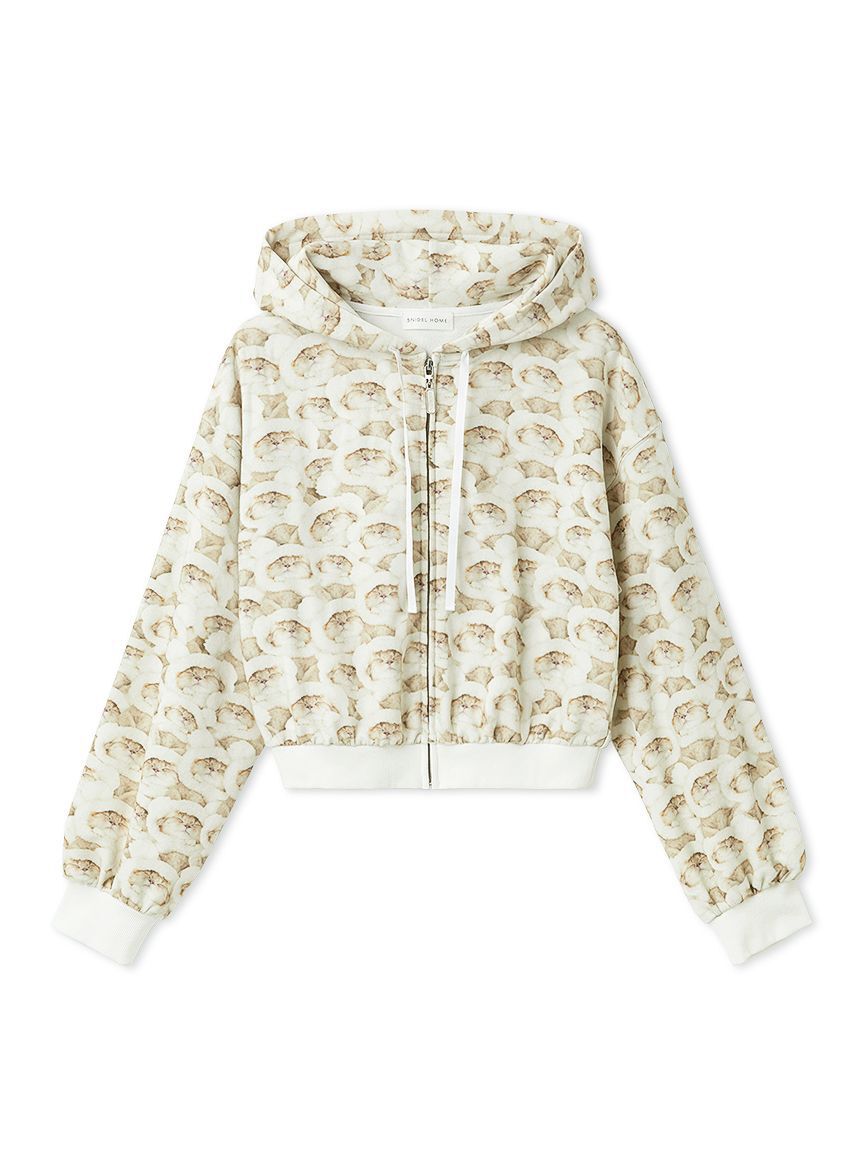 SNIDEL HOME「【KOROMO】ショートパーカー」|ルームウェア|