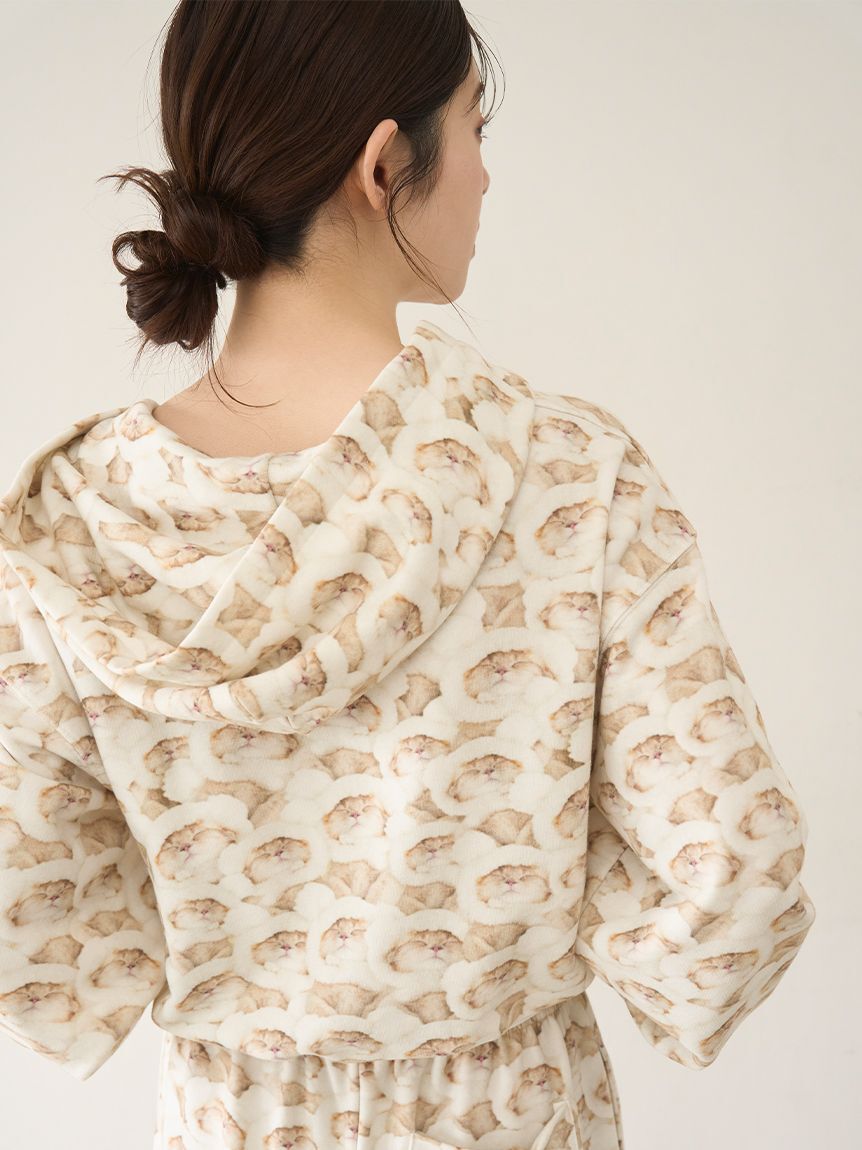 SNIDEL HOME「【KOROMO】ショートパーカー」|ルームウェア|