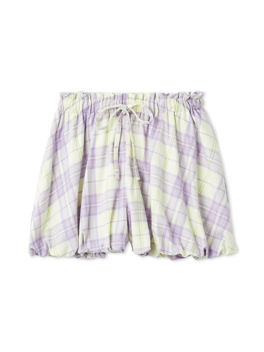 SNIDEL HOME「チェックバルーンパンツ」|ルームウェア|