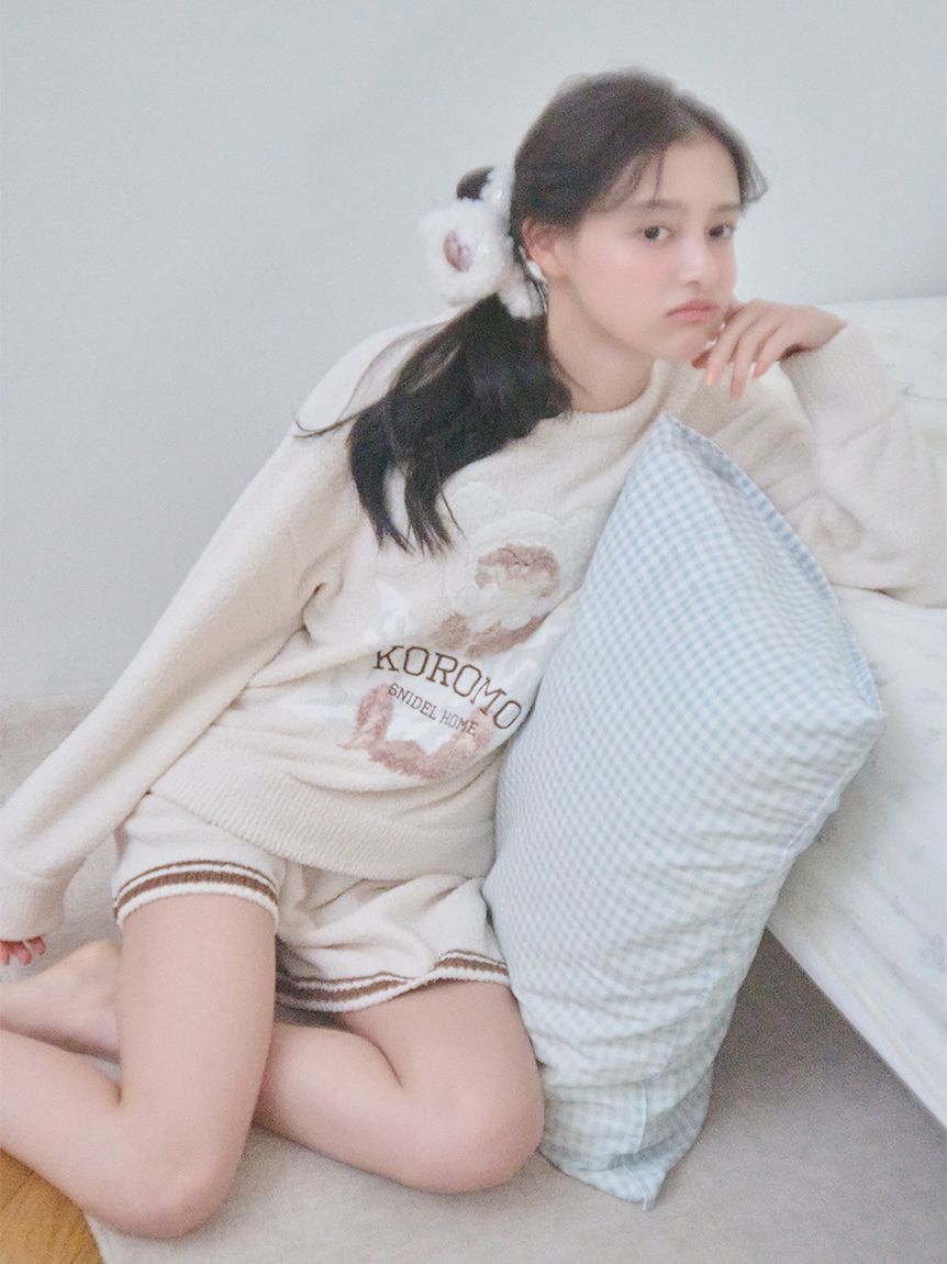 SNIDEL HOME「【WEB限定】【セット商品】【KOROMO】ニットプルオーバー＆ニットショートパンツSET」|ルームウェア|