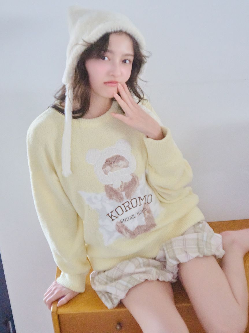 SNIDEL HOME「【KOROMO】ニットプルオーバー」|ルームウェア|