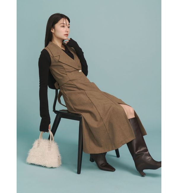 LAGUNAMOON「オフショルドレープ2WAYトップス」|Tシャツ・カットソー|