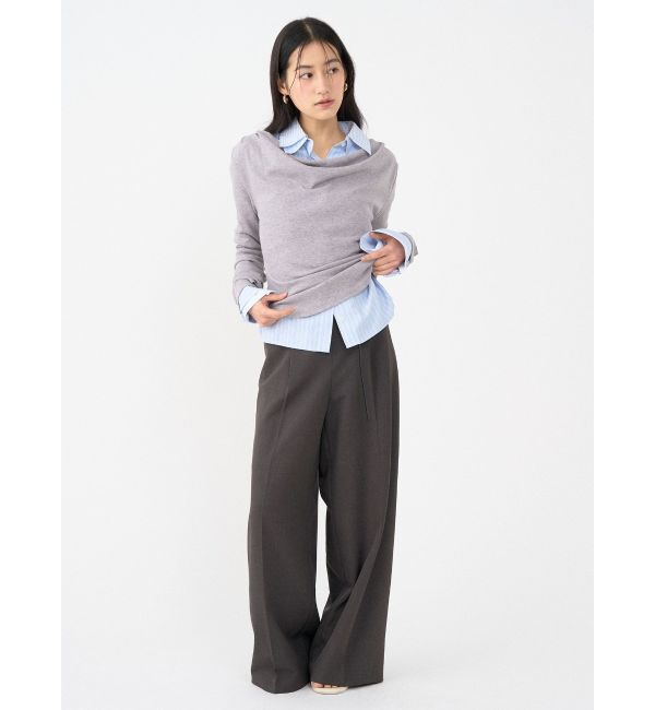 LAGUNAMOON「オフショルドレープ2WAYトップス」|Tシャツ・カットソー|