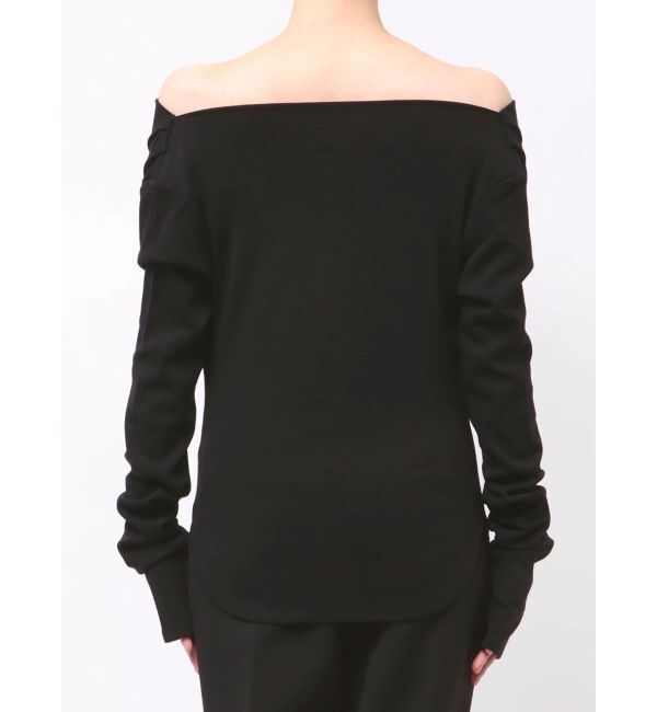 LAGUNAMOON「オフショルドレープ2WAYトップス」|Tシャツ・カットソー|