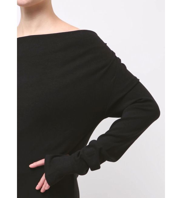 LAGUNAMOON「オフショルドレープ2WAYトップス」|Tシャツ・カットソー|