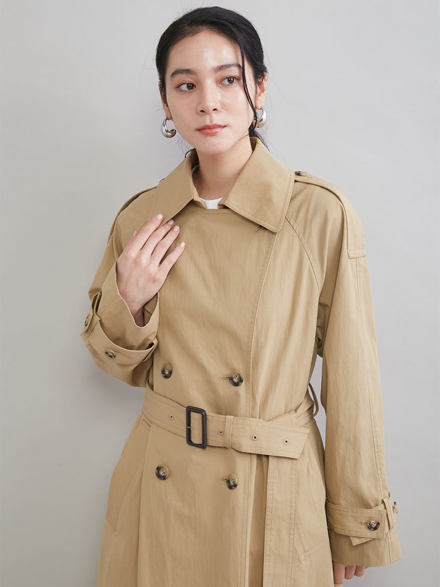 Mila Owen「撥水オーバーサイズトレンチコート」|トレンチコート|